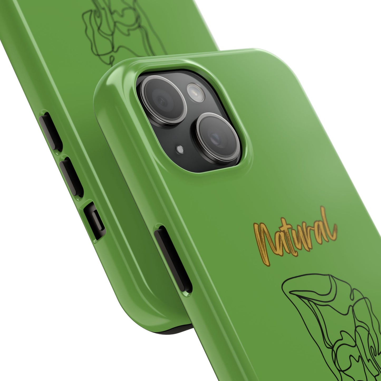 Natural Woman Flexible (BL)Tough Phone Cases GREEN