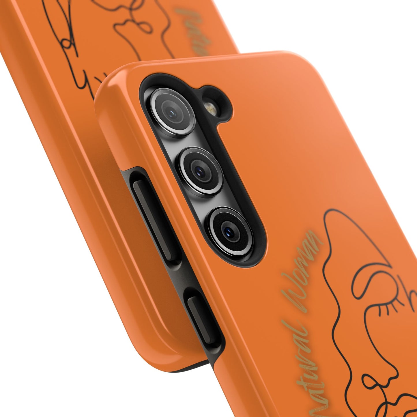 Natural Woman Half Face (BL)Tough Phone Case CRUSTA