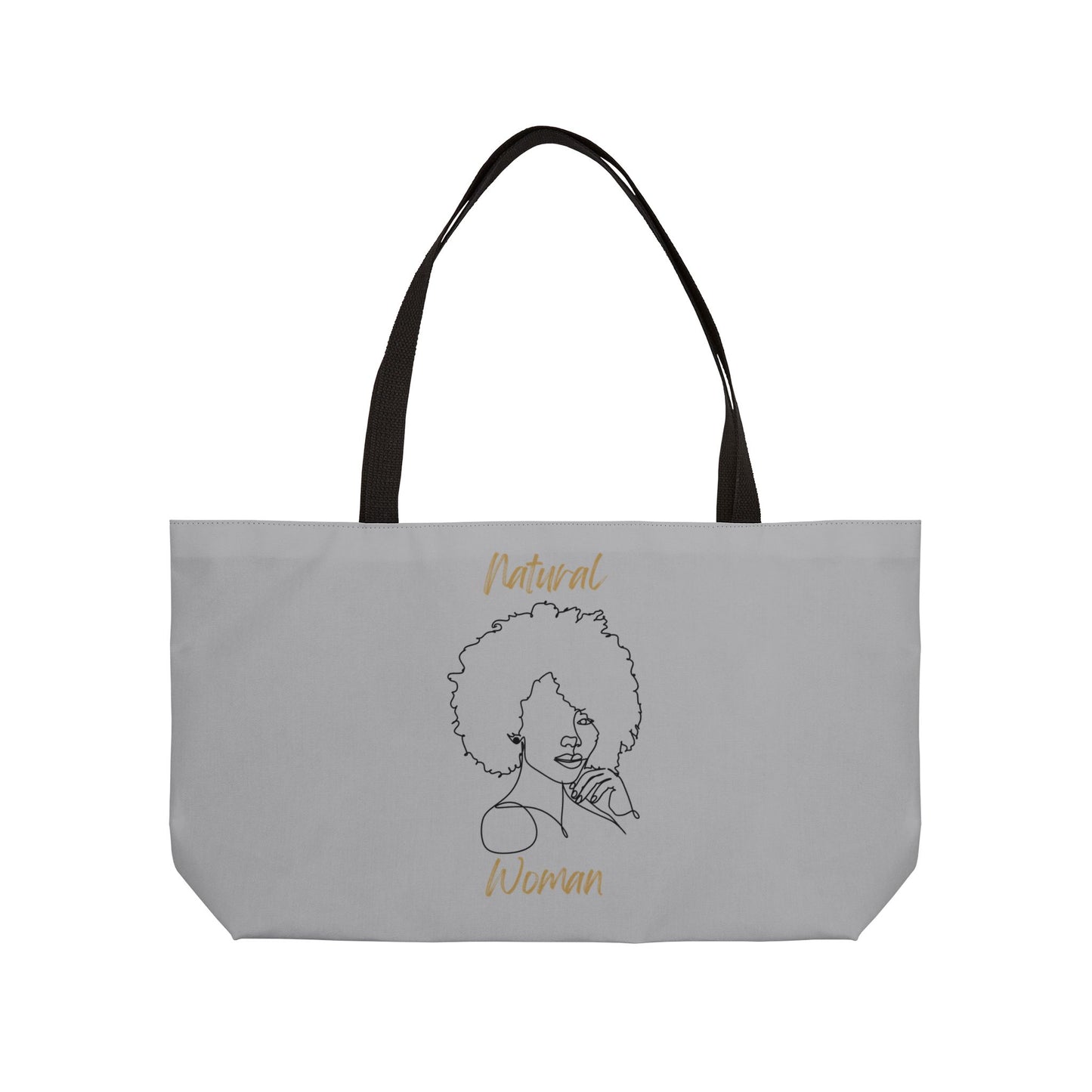 Natural Woman The Look (BL) Weekender Tote Bag LIGHT GREY
