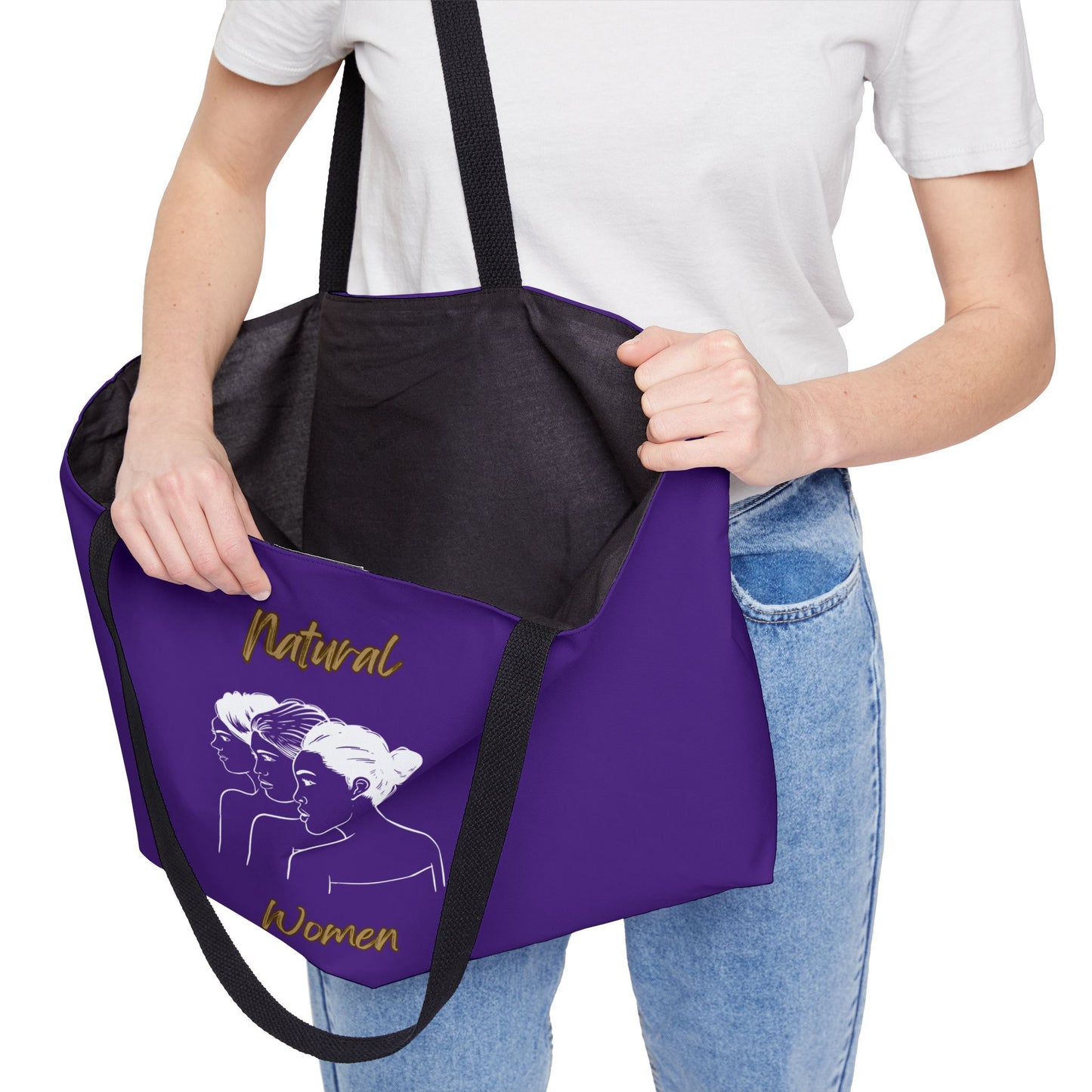 Natural Women United Friends (WL) Weekender Tote Bag PURPLE