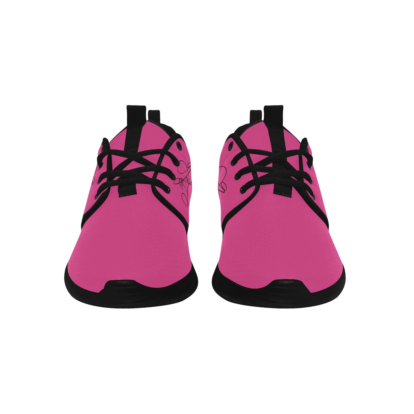 Natural Woman AN ORIGINAL (BL) NEON PINK w/ Black Sole Sneakers