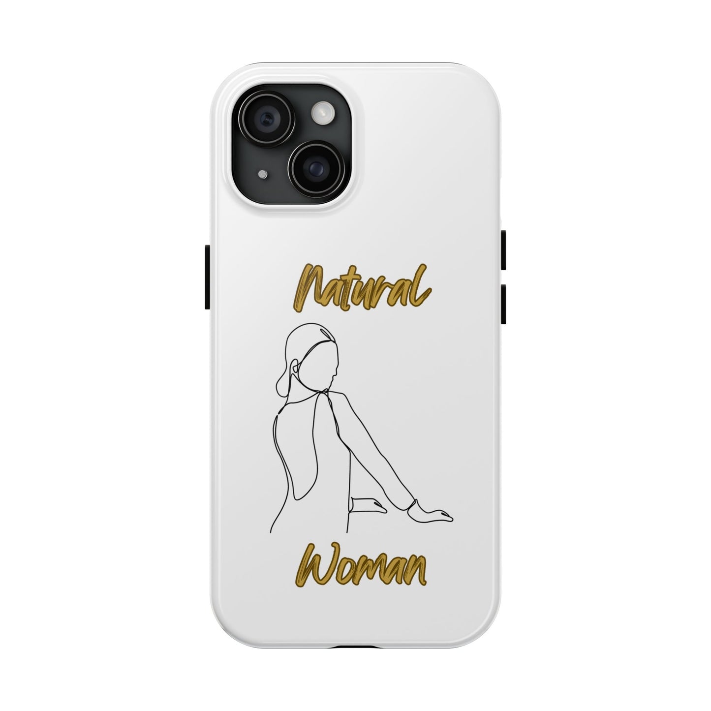 Natural Woman Hands Free (BL)Tough Phone Cases WHITE