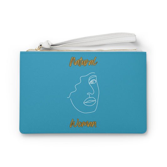 Natural Woman Peekaboo (WL) Clutch Bag TURQUOISE