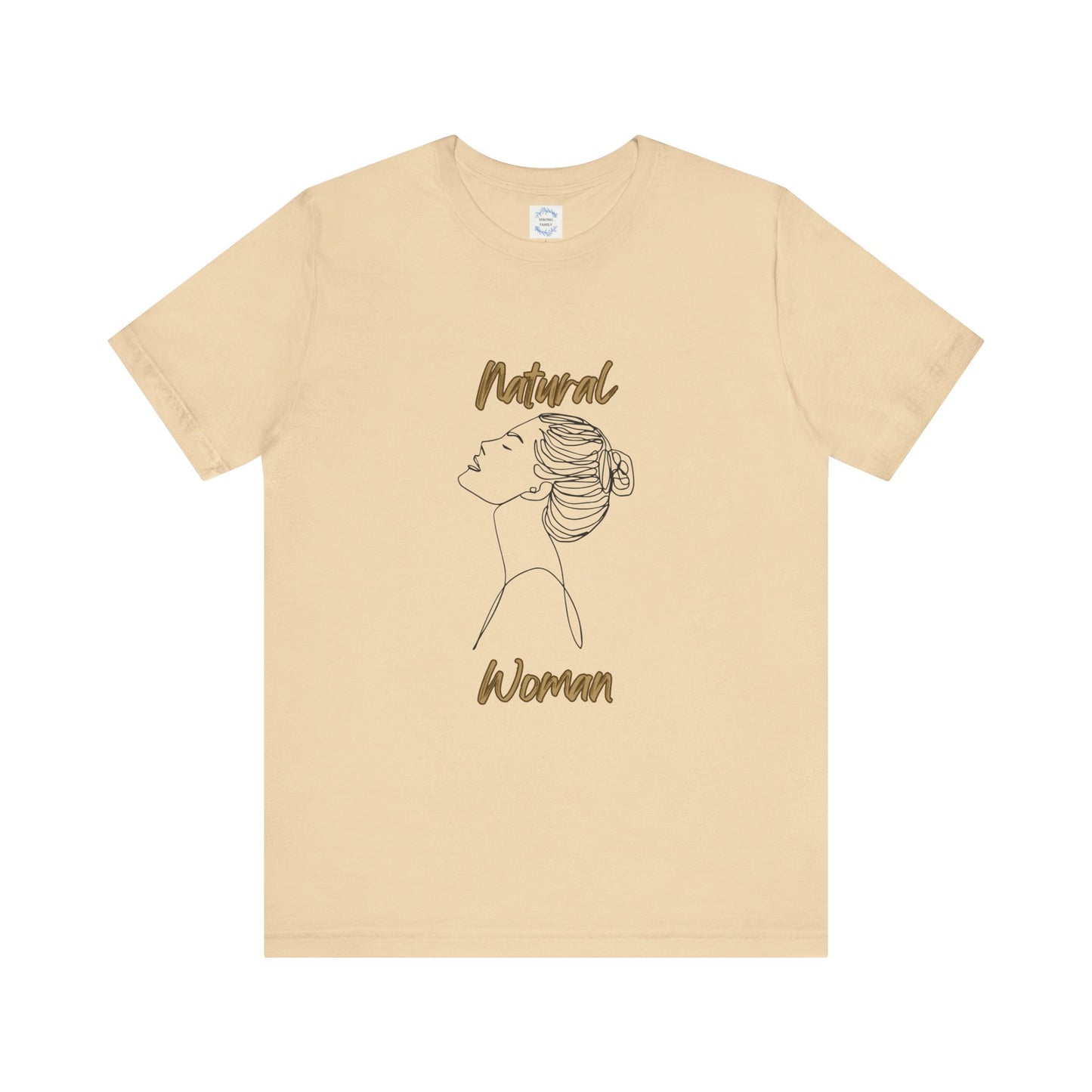 Natural Woman Wet Bun (BL) Short Sleeve T-Shirt