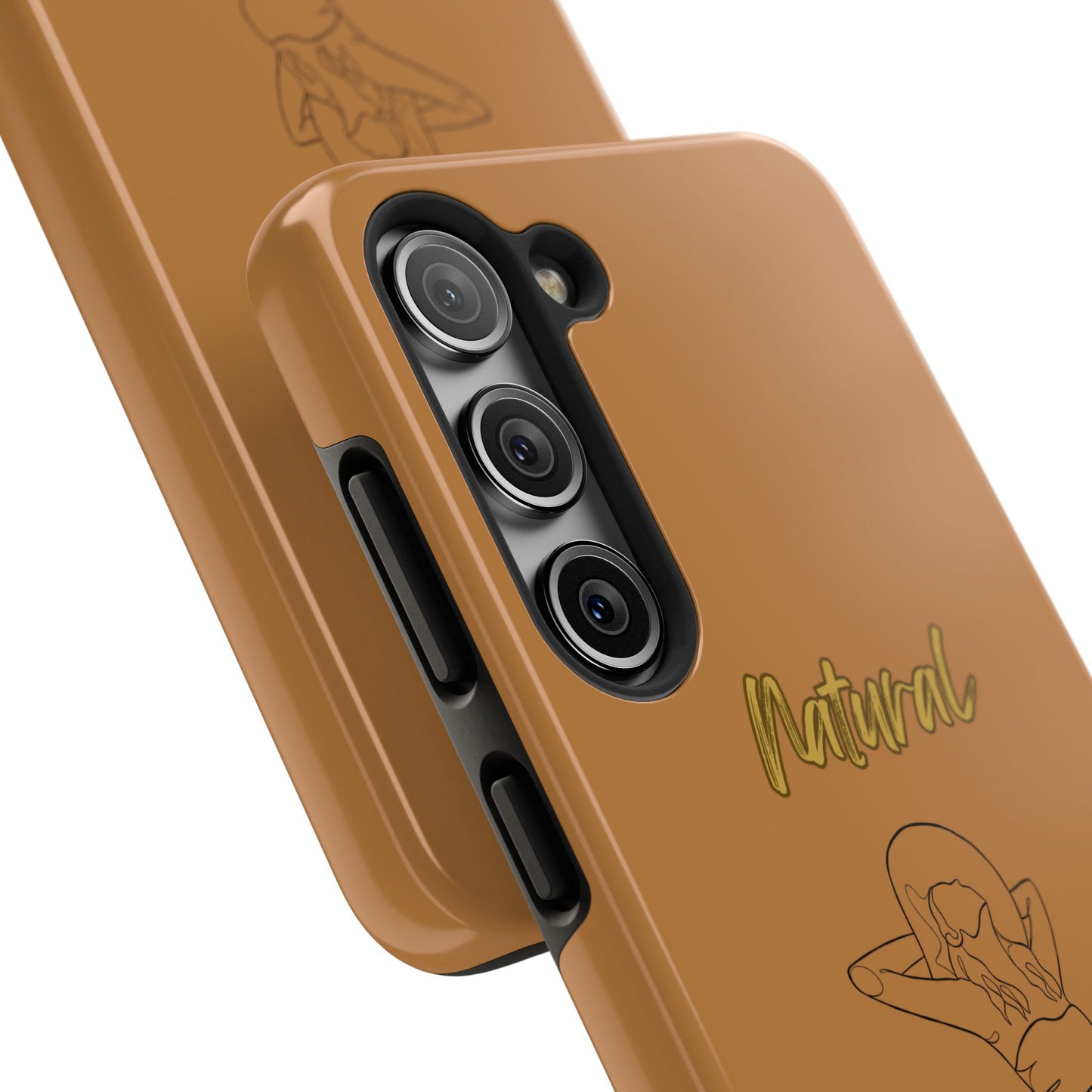 Natural Woman Sun Fun (BL)Tough Phone Cases LIGHT BROWN
