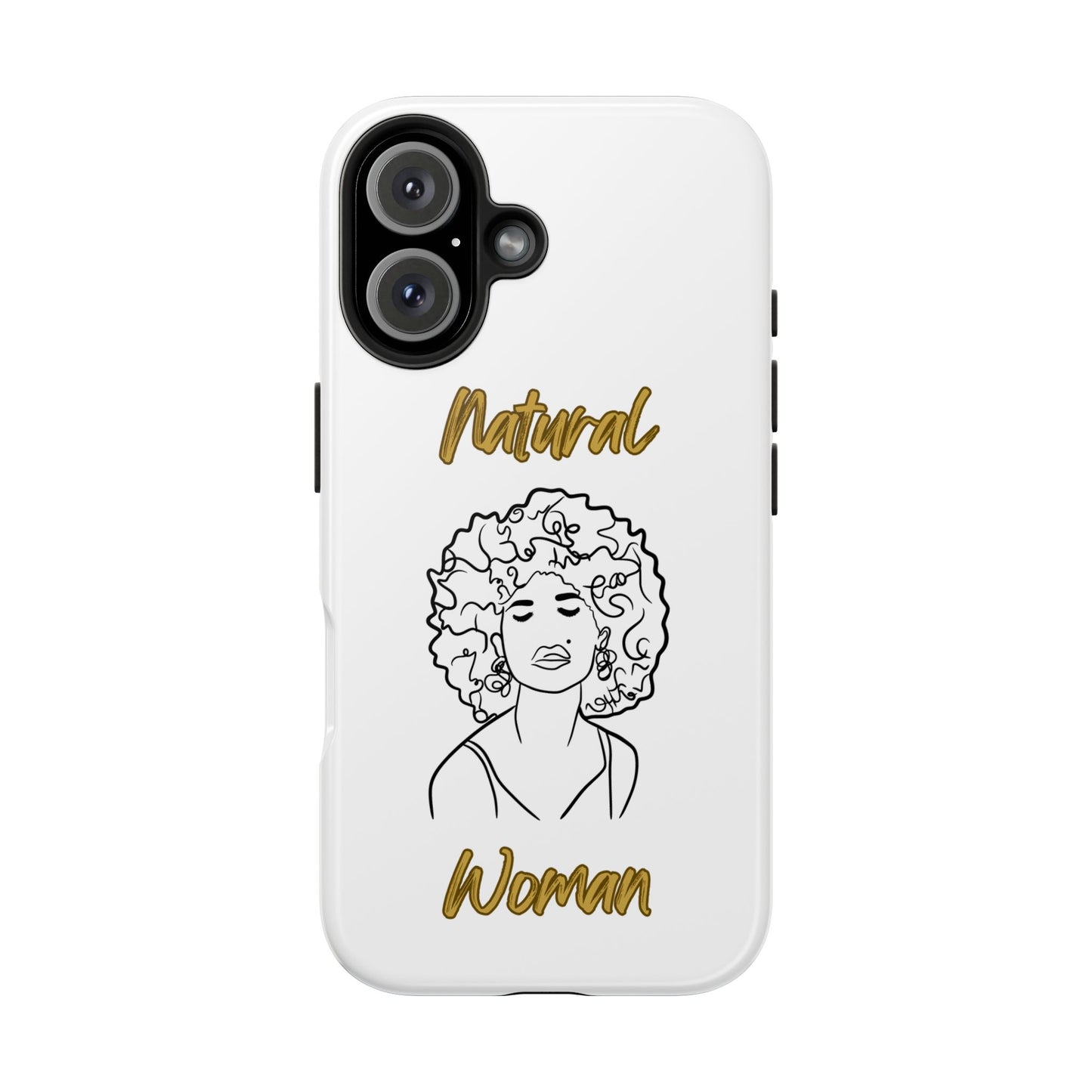 Natural Woman All About Me (BL)Tough Phone Cases WHITE