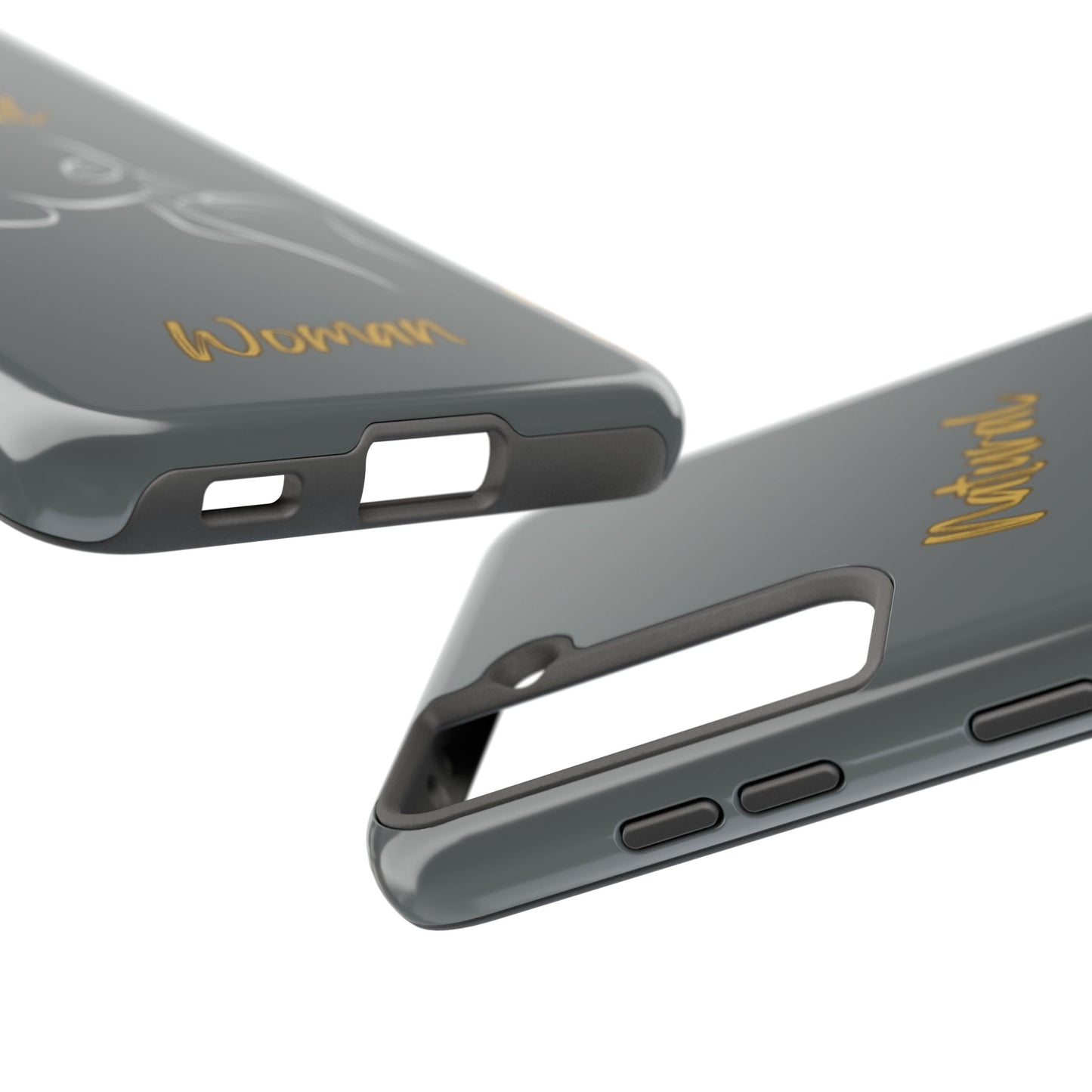 Natural Woman Chin Up (WL)Tough Phone Cases DARK GREY