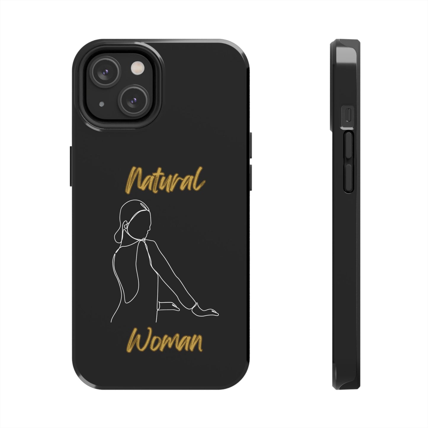 Natural Woman Hands Free (WL)Tough Phone Cases BLACK