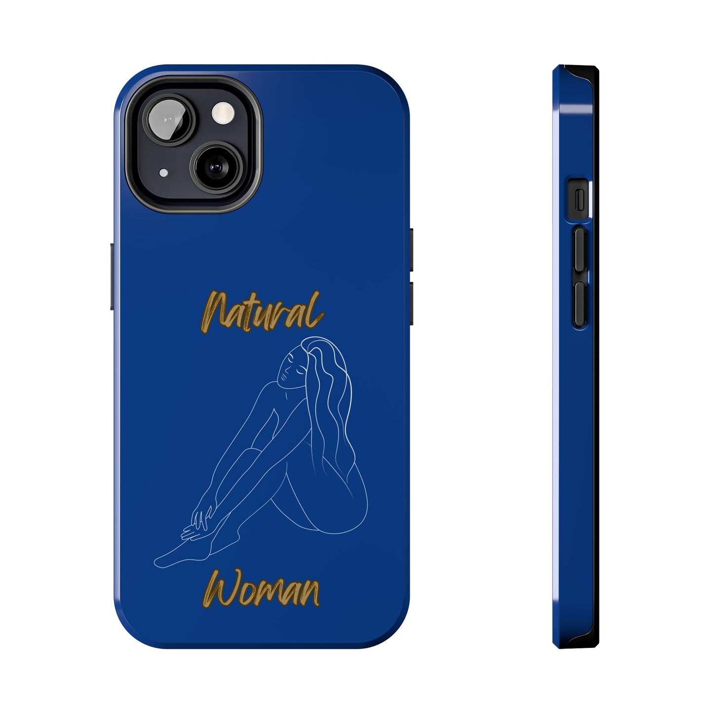 Natural Woman Beauty (WL) Tough Phone Cases DARK BLUE