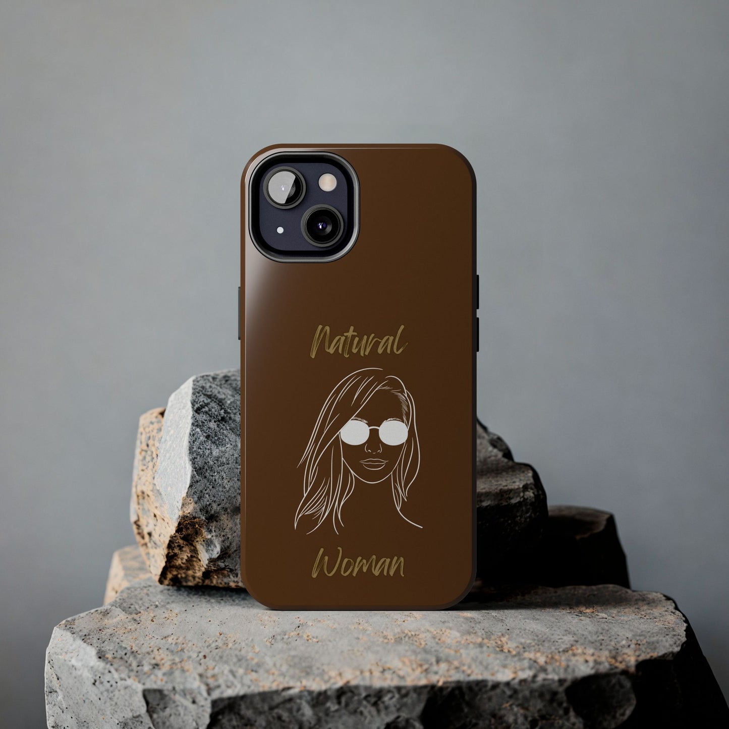 Natural Woman Shades (WL)Tough Phone Cases BROWN