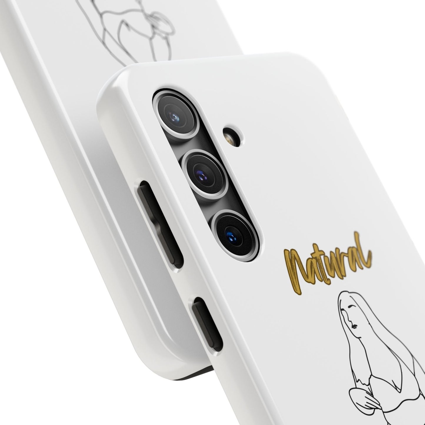 Natural Woman Full Beauty (BL)Tough Phone Cases WHITE