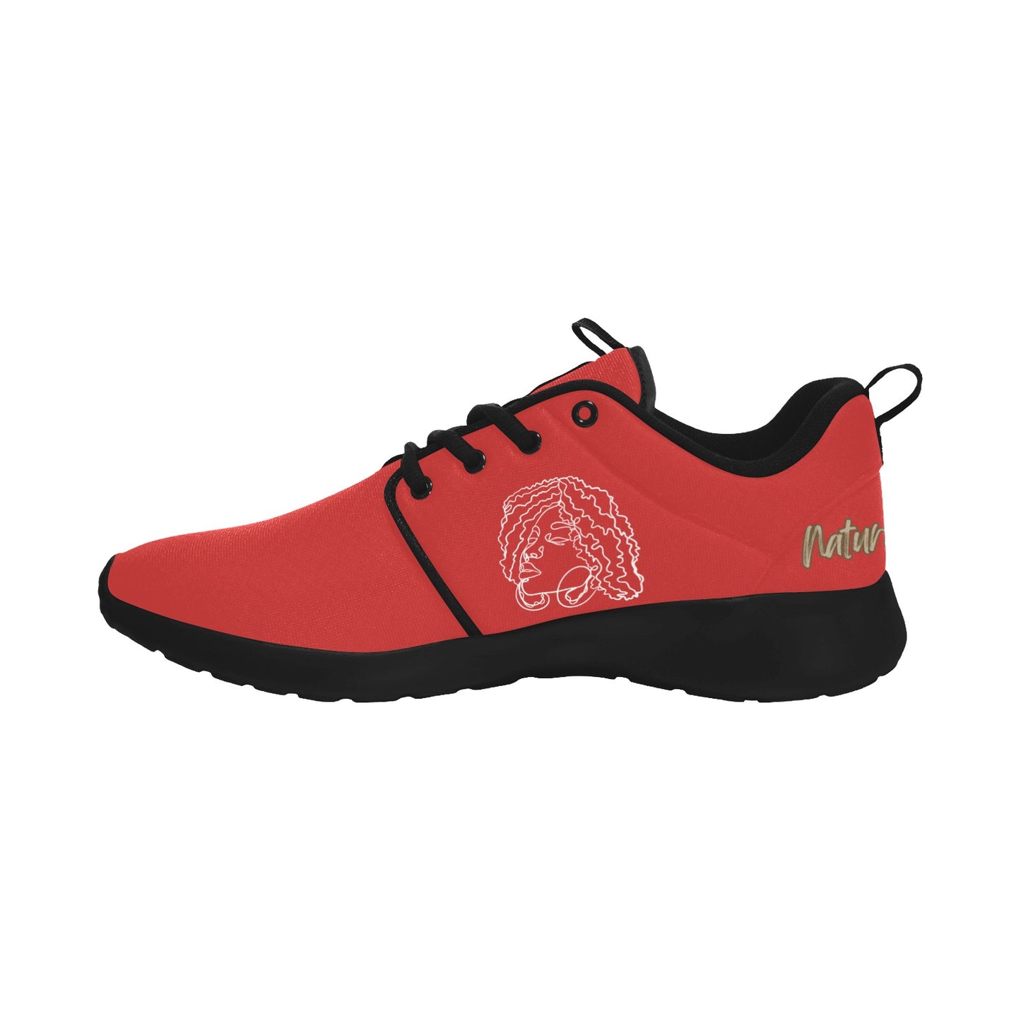 Natural Woman NATURALLY ME (WL) RED w/ Black Sole Sneakers