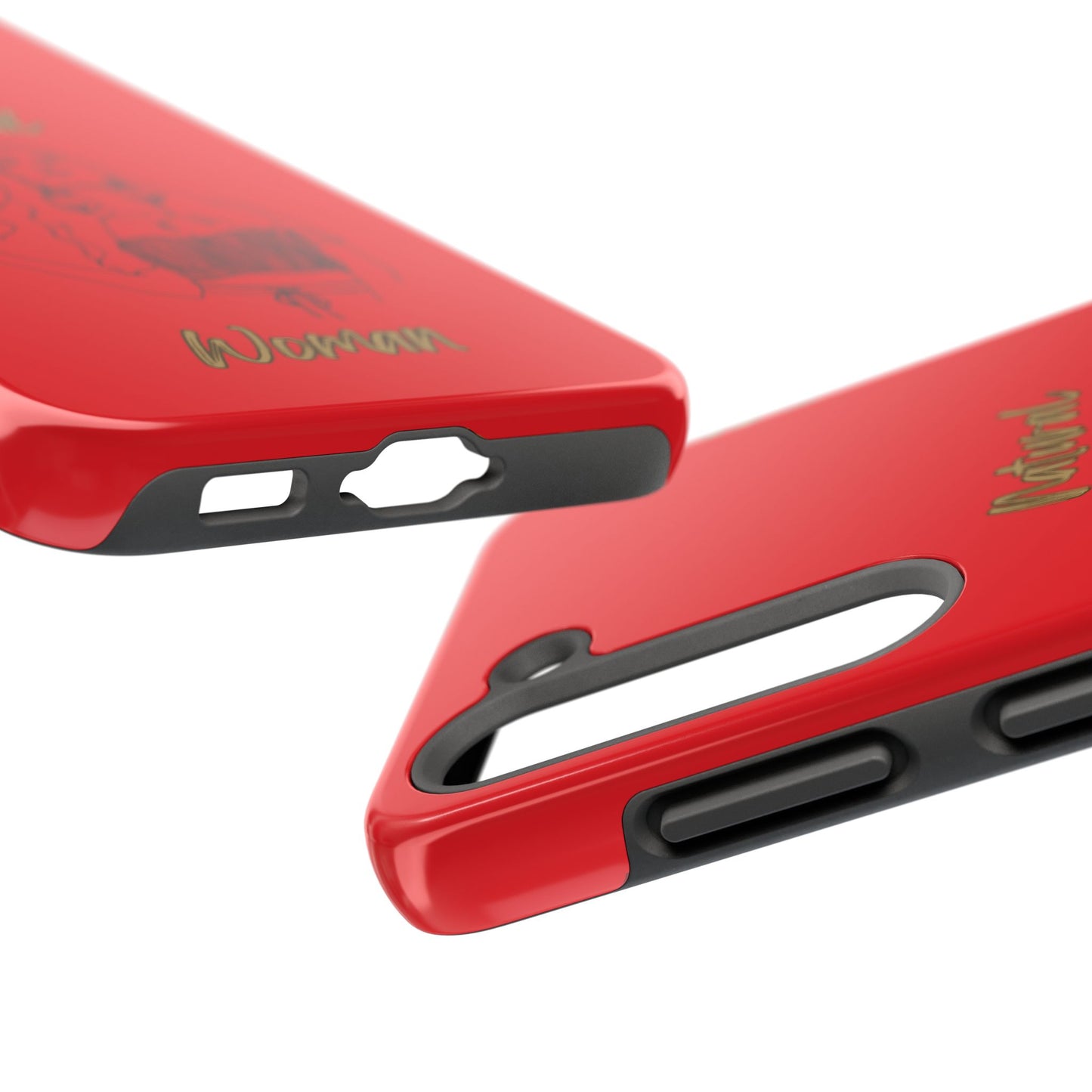 Natural Woman Thinking (BL)Tough Phone Cases RED