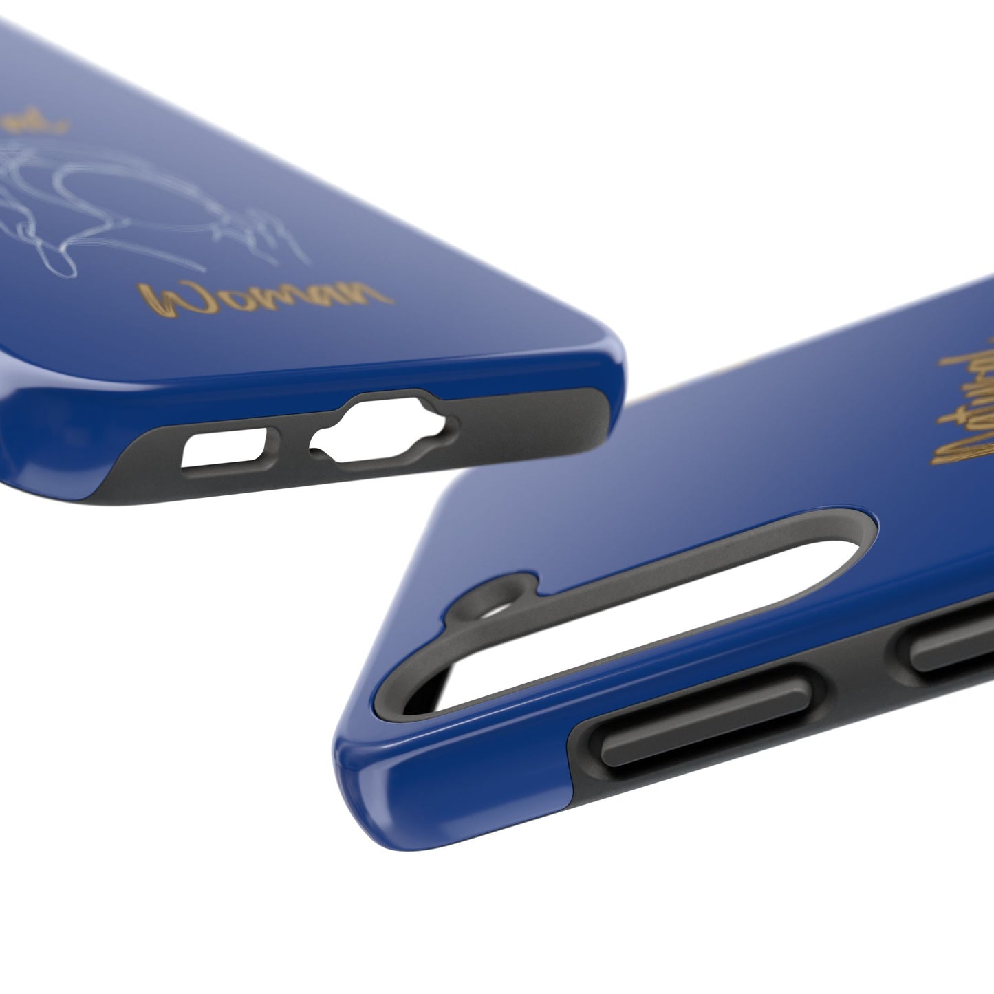 Natural Woman Towel Wrapped (WL)Tough Phone Cases DARK BLUE