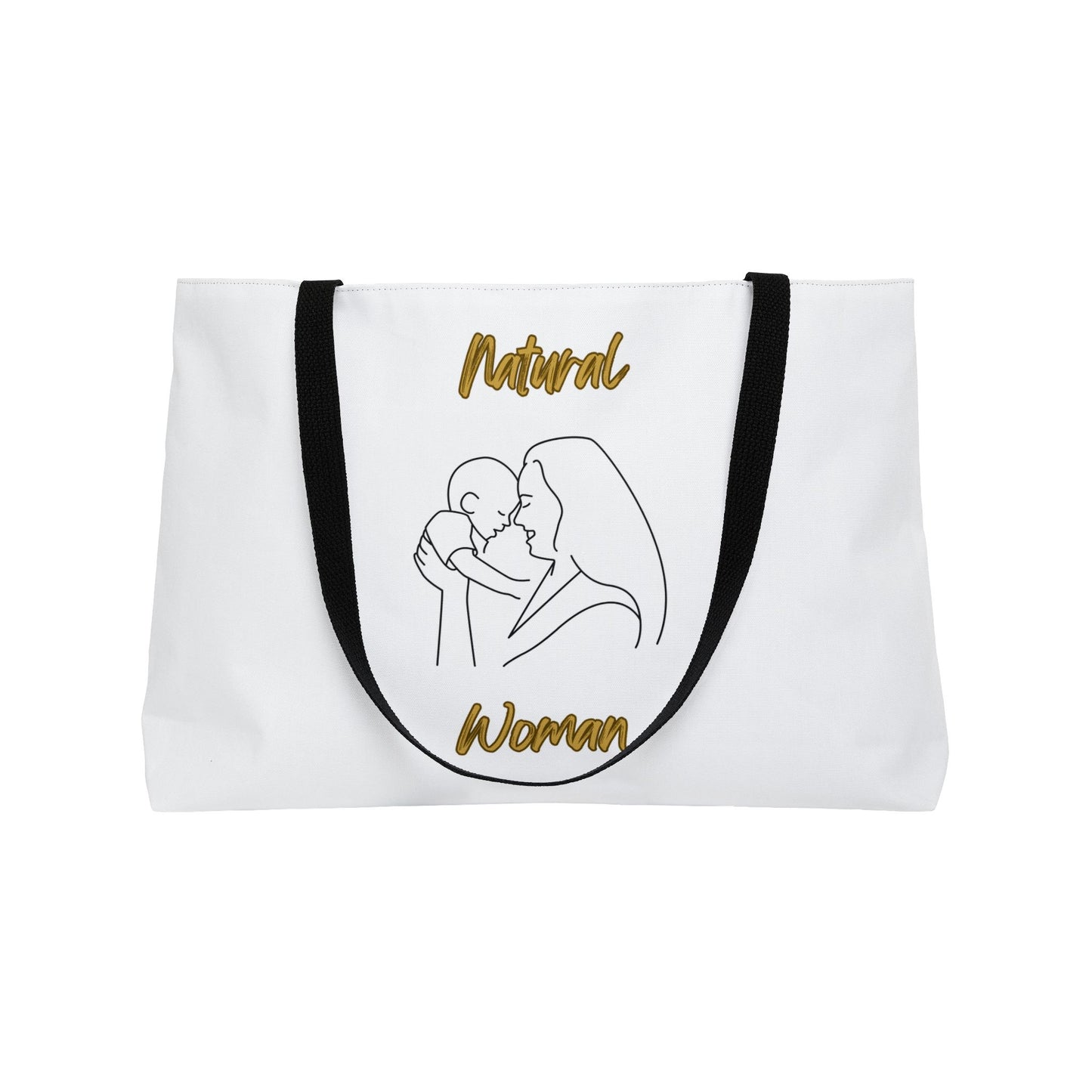 Natural Woman Joy (BL) Weekender Tote Bag WHITE