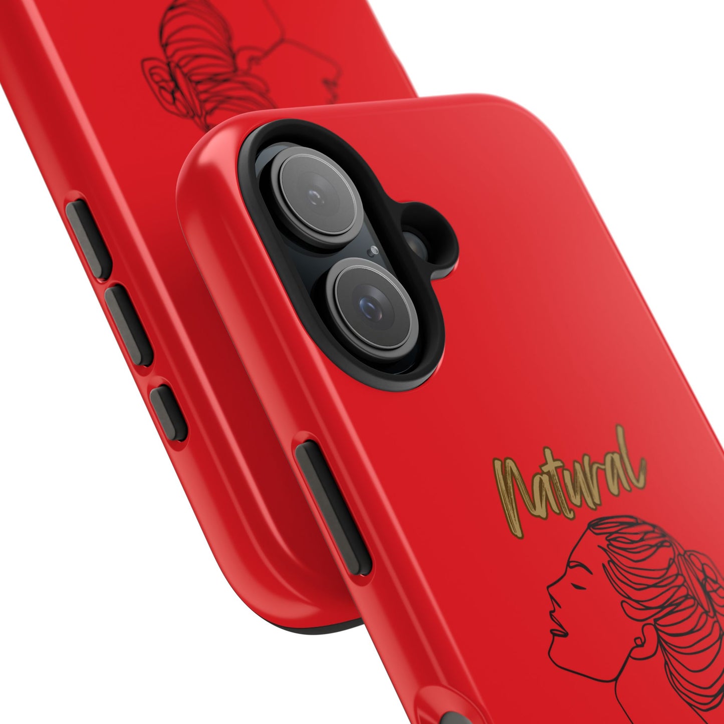 Natural Woman Wet Bun (BL) Tough Phone Cases RED