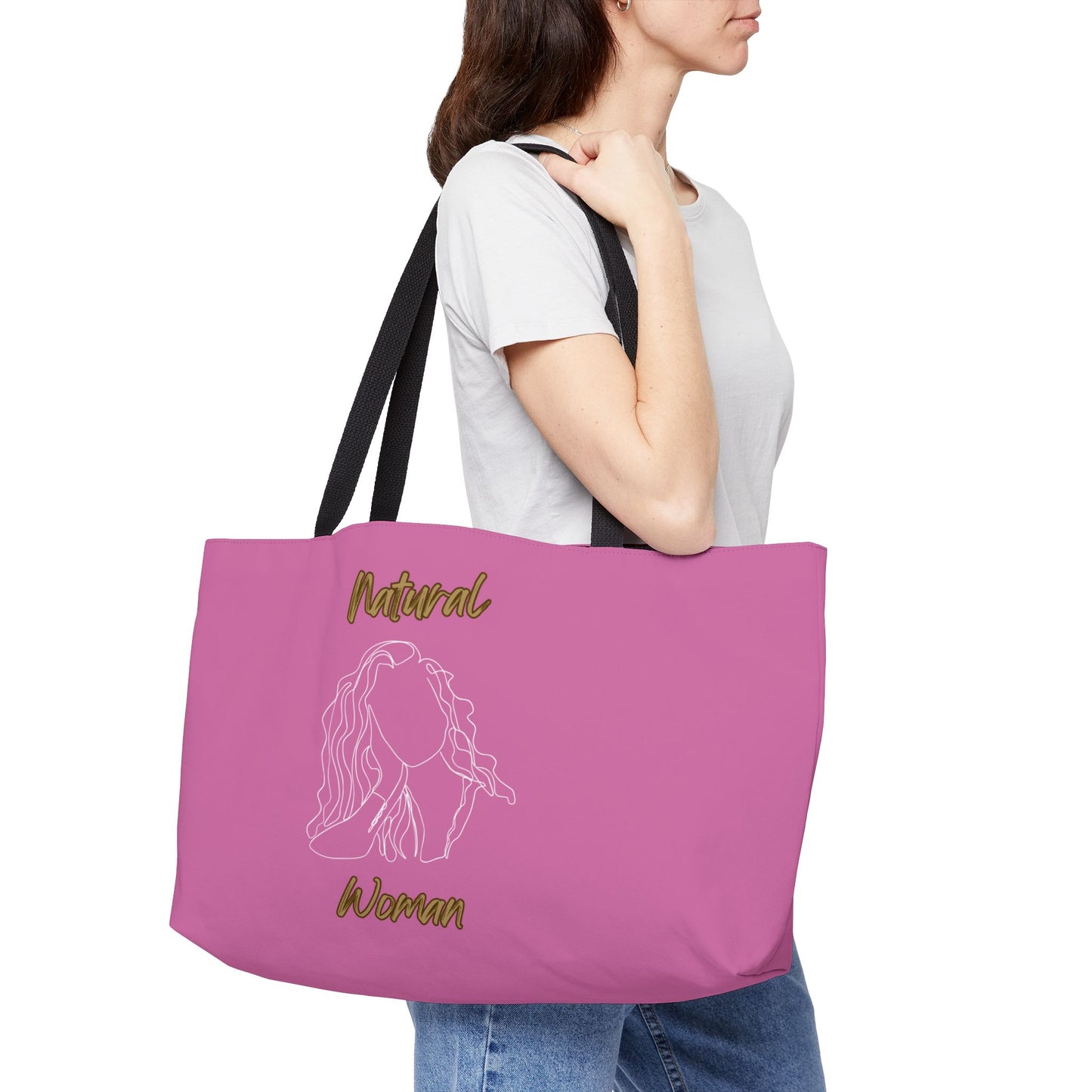 Natural Woman Relaxed (WL) Weekender Tote Bag LIGHT PINK