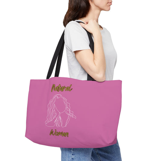 Natural Woman Relaxed (WL) Weekender Tote Bag LIGHT PINK
