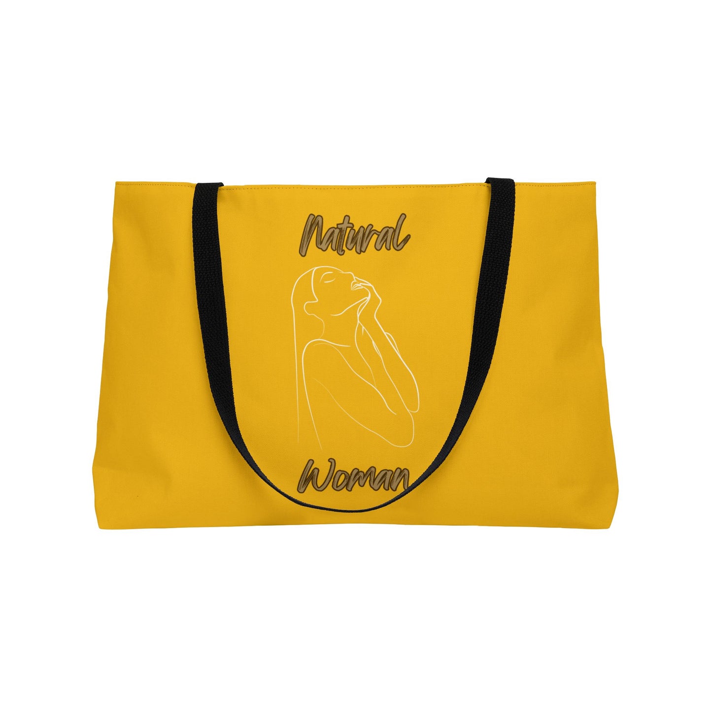 Natural Woman Thank You (WL) Weekender Tote Bag YELLOW