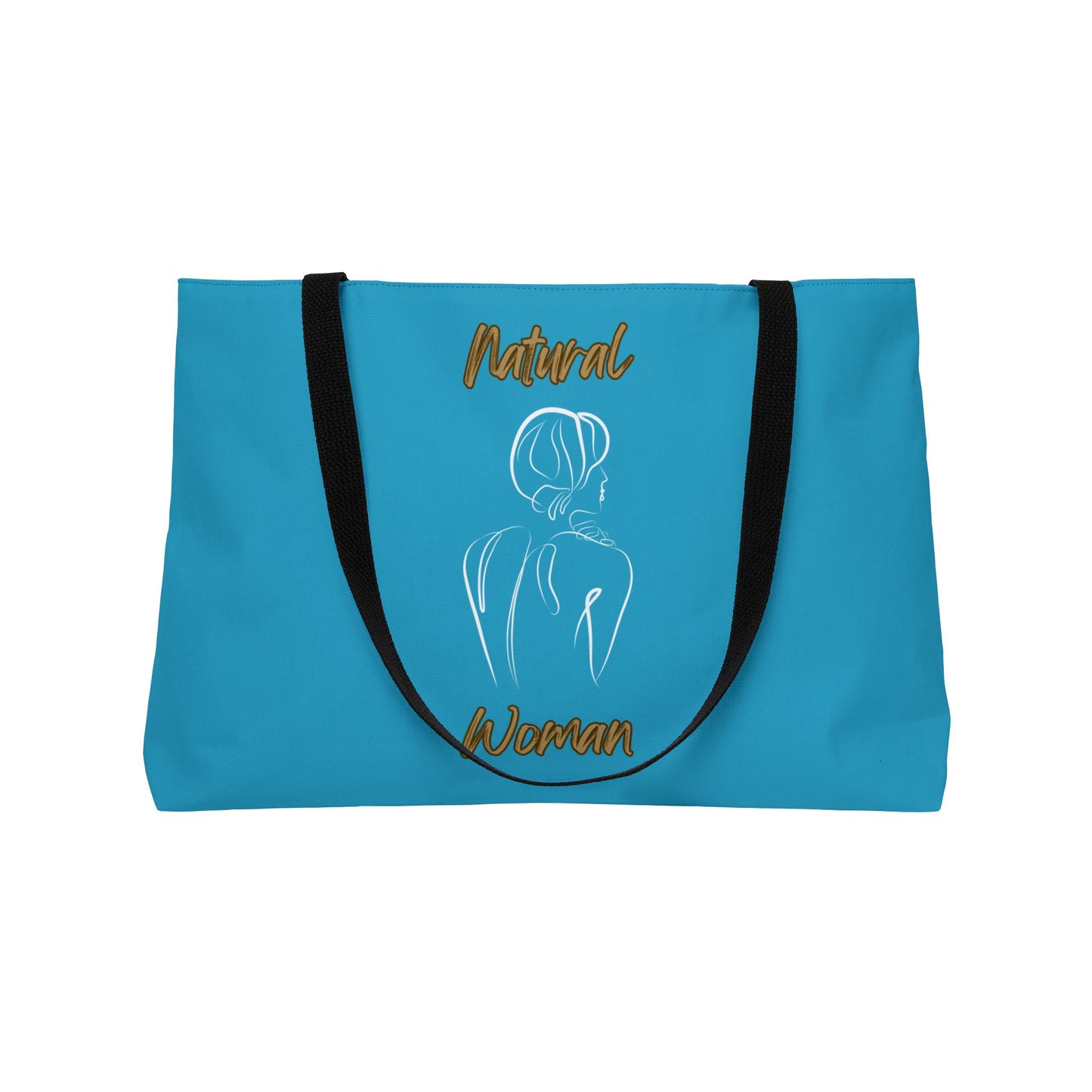 Natural Woman Back (WL) Weekender Tote Bag TURQUOISE