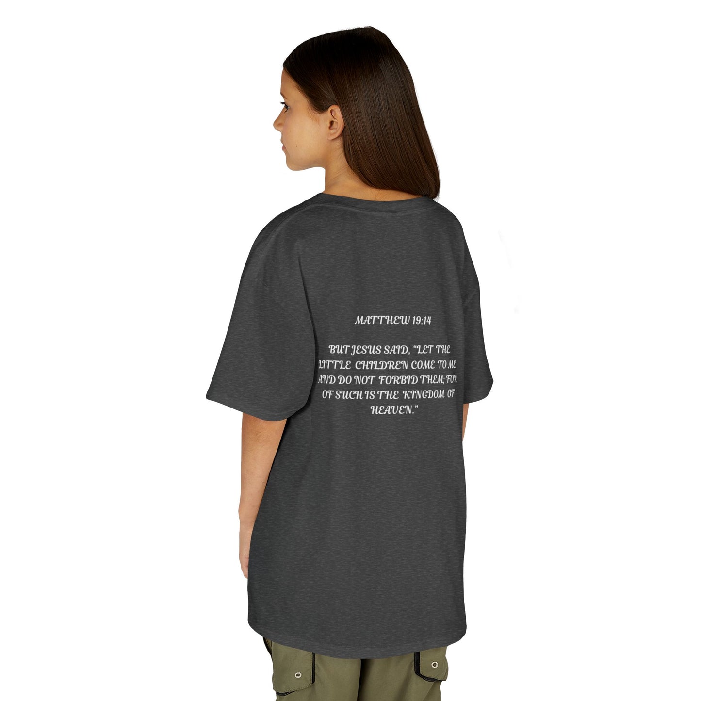 Children of the King Inspirational Kids Cotton T-Shirt (BL)