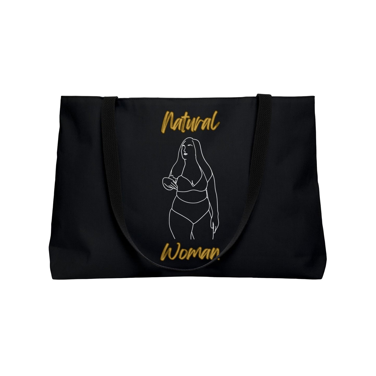 Natural Woman Full Beauty (WL) Weekender Tote Bag BLACK