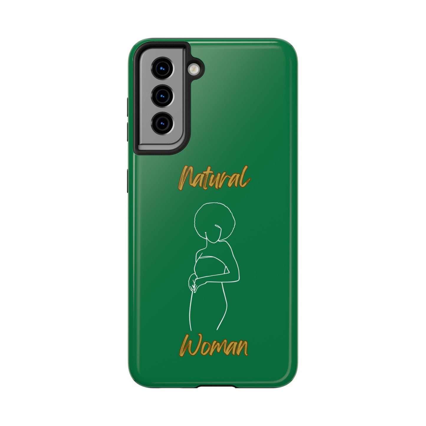 Natural Woman Sho Nuff (WL)Tough Phone Cases DARK GREEN