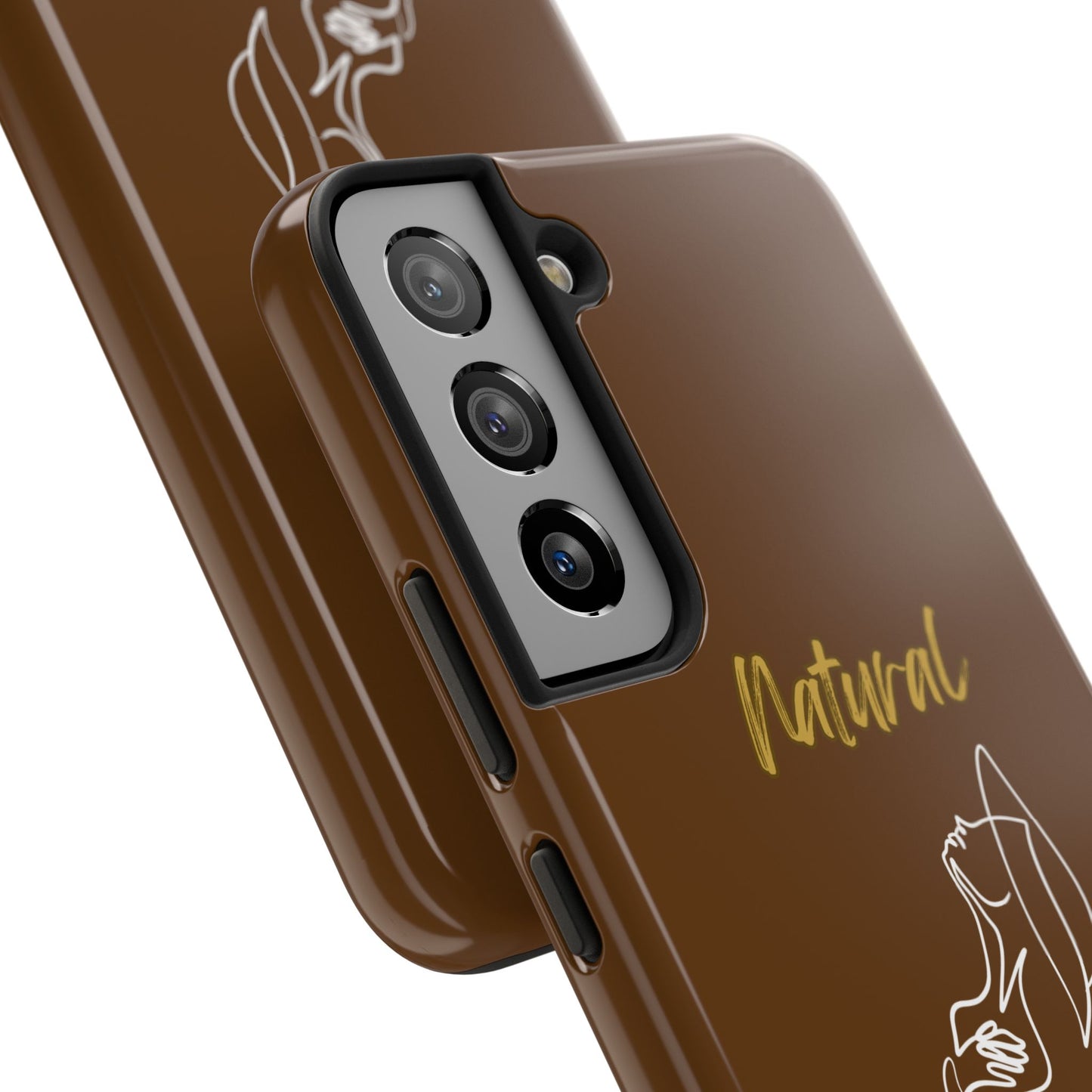 Natural Woman Free (WL)Tough Phone Cases BROWN