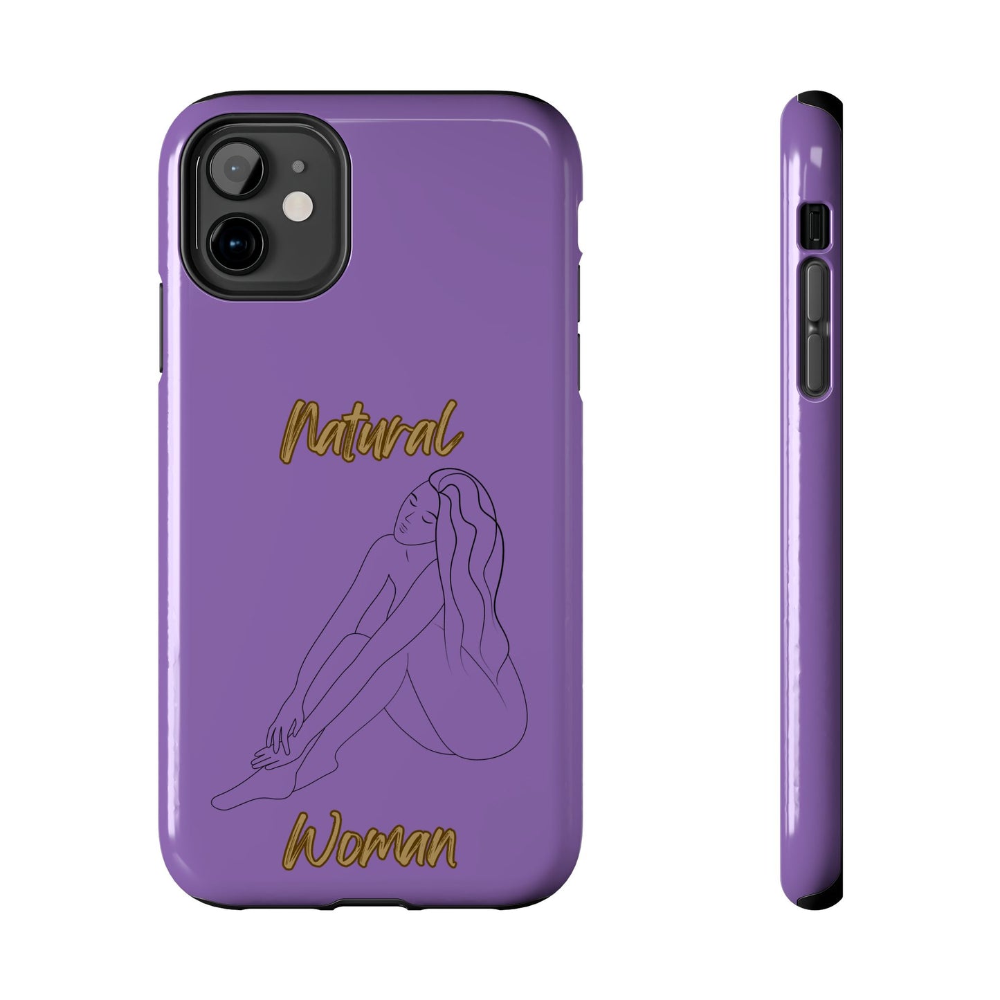 Natural Woman Beauty (BL) Tough Phone Cases LIGHT PURPLE