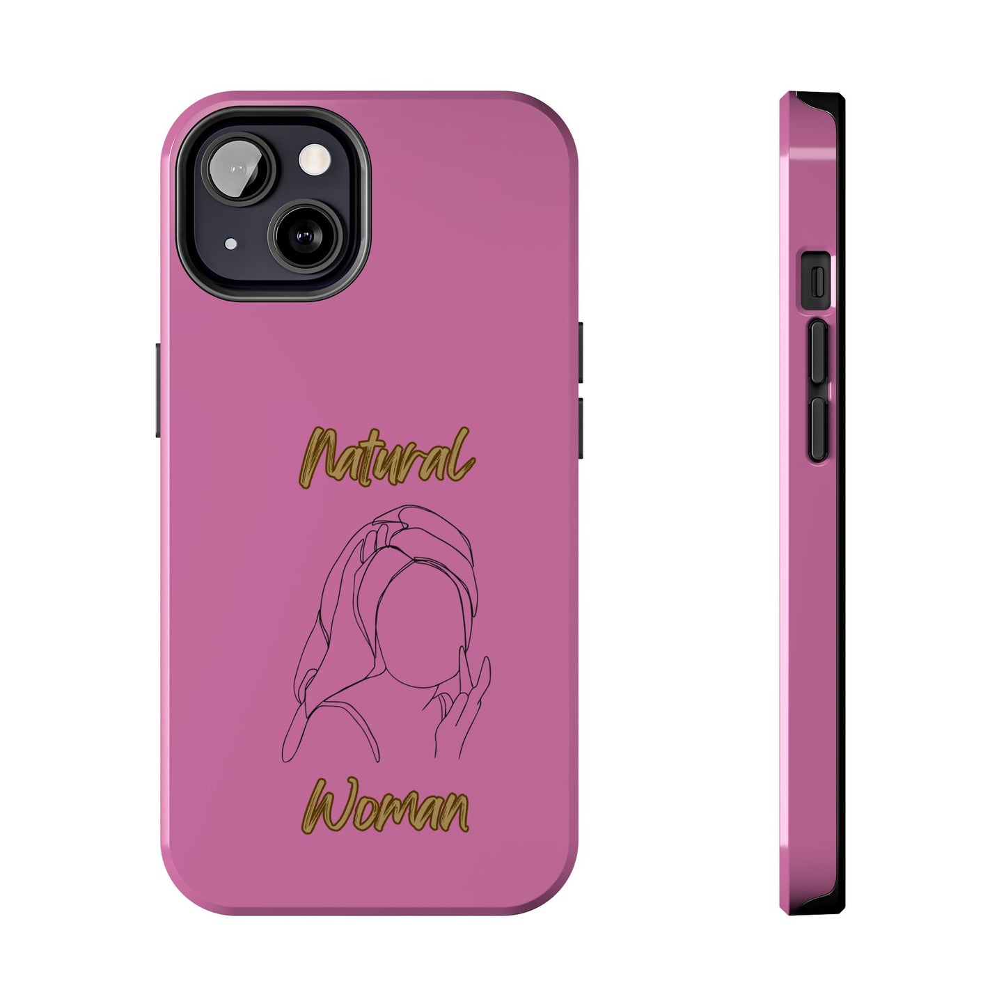 Natural Woman Towel Wrapped (BL)Tough Phone Cases LIGHT PINK