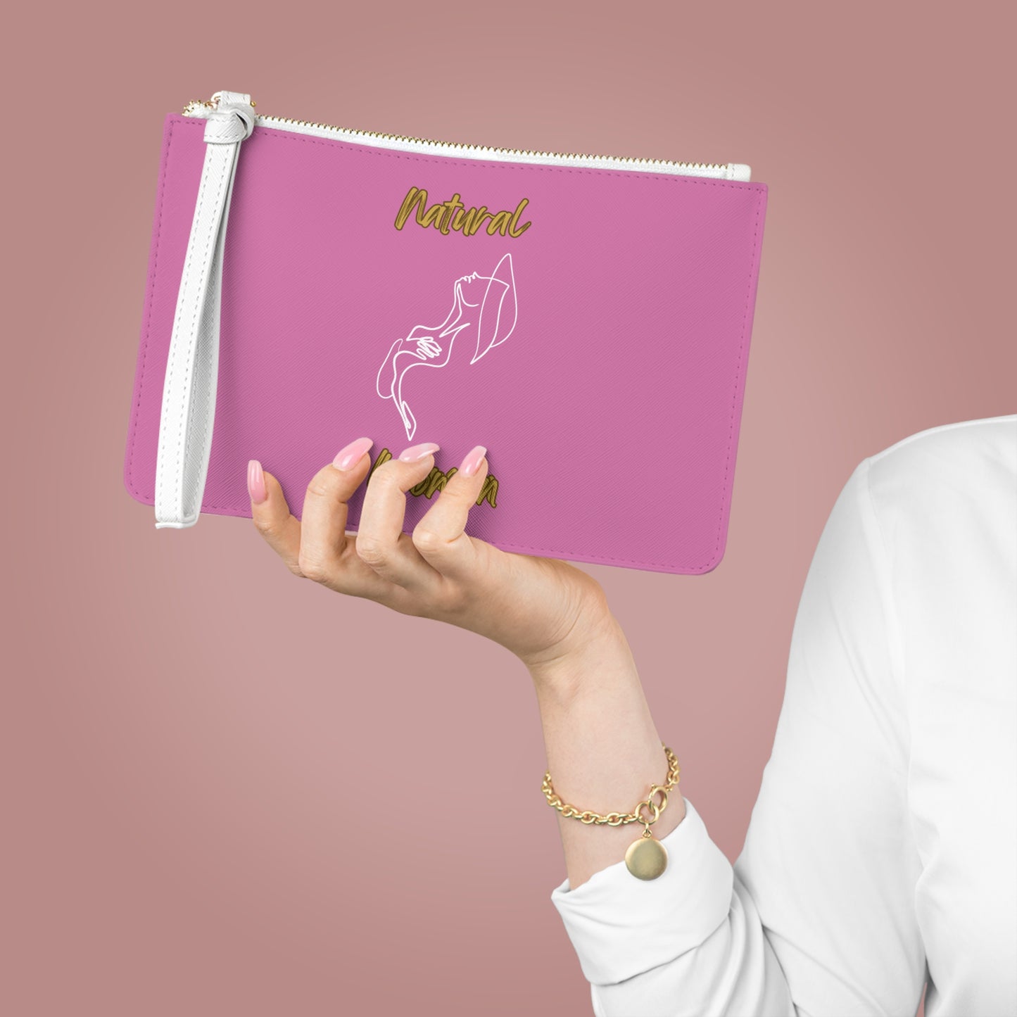 Natural Woman Free (WL) Clutch Bag LIGHT PINK