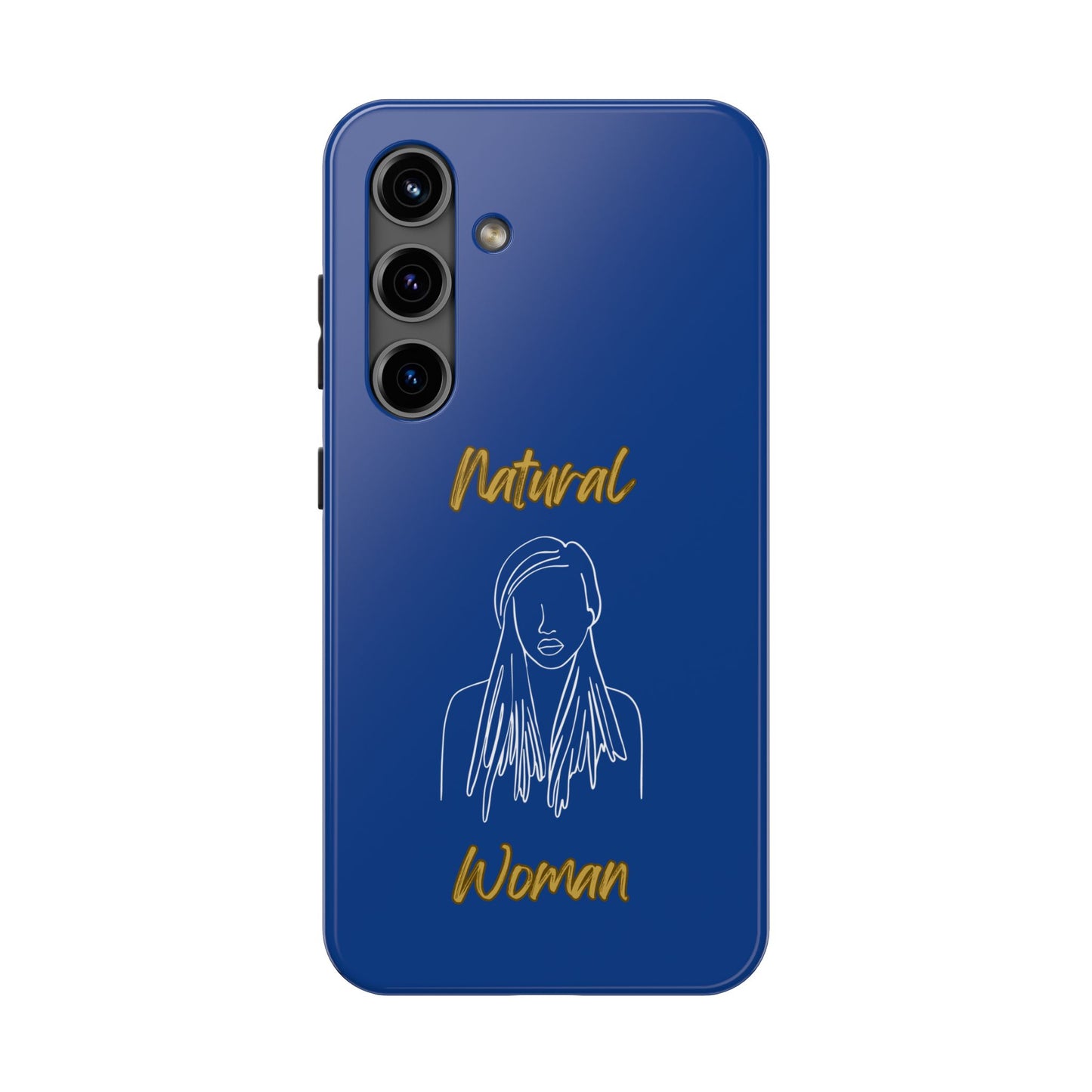 Natural Woman Content (WL)Tough Phone Cases DARK BLUE