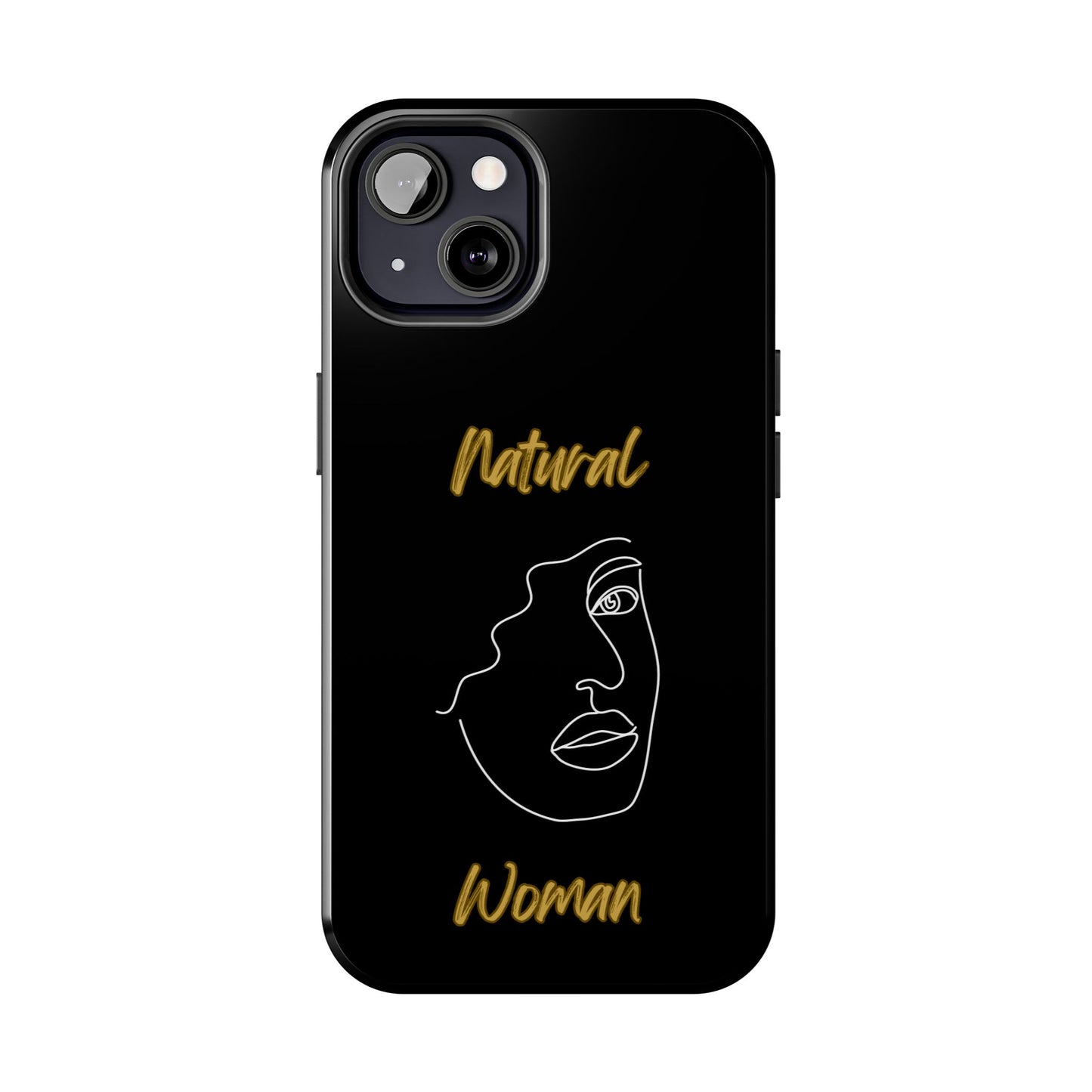 Natural Woman Peekaboo (WL)Tough Phone Cases BLACK