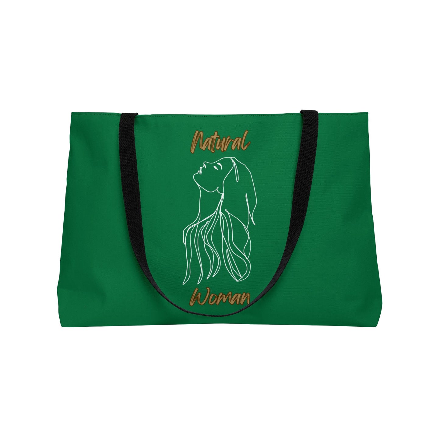 Natural Woman Appreciation (WL) WeekenderTote Bag DARK GREEN