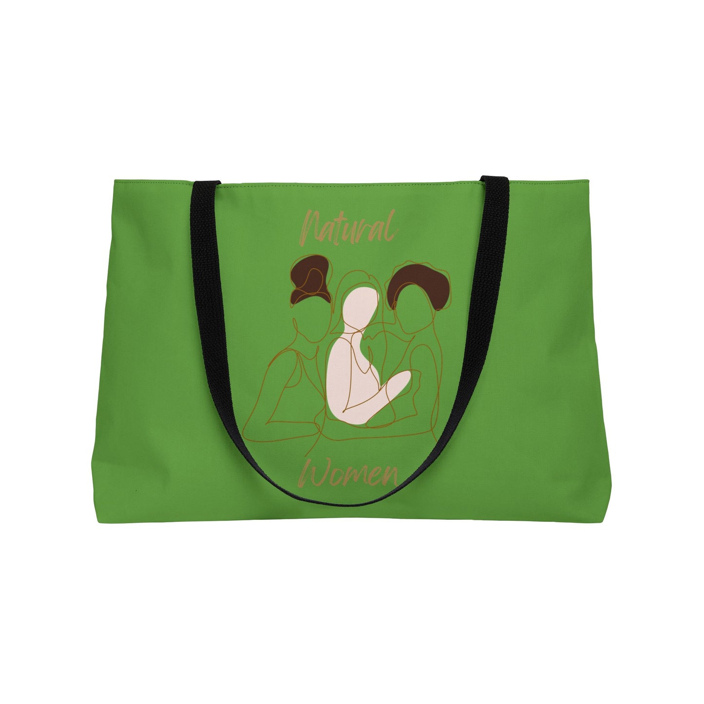 Natural Women Friends (BL) Weekender Tote Bag GREEN