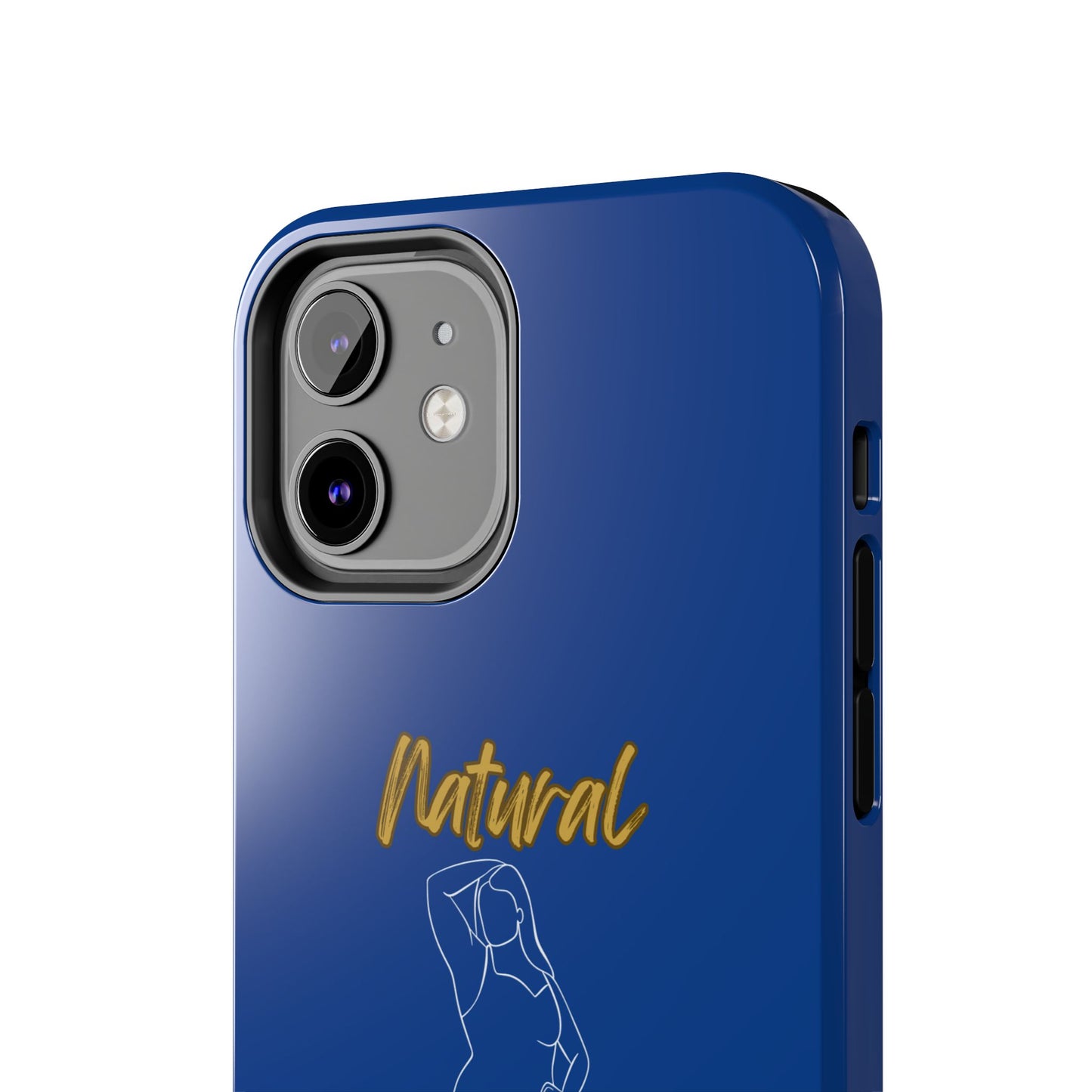 Natural Woman Looking Good (WL)Tough Phone Cases DARK BLUE