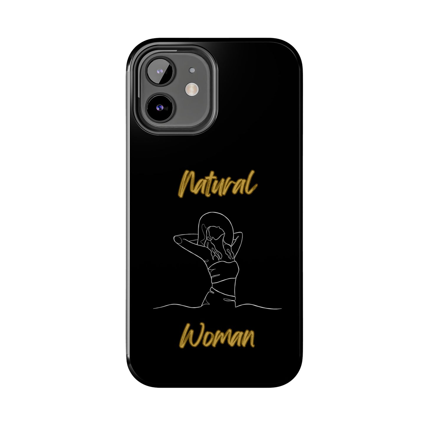 Natural Woman Sun Fun (WL)Tough Phone Cases BLACK