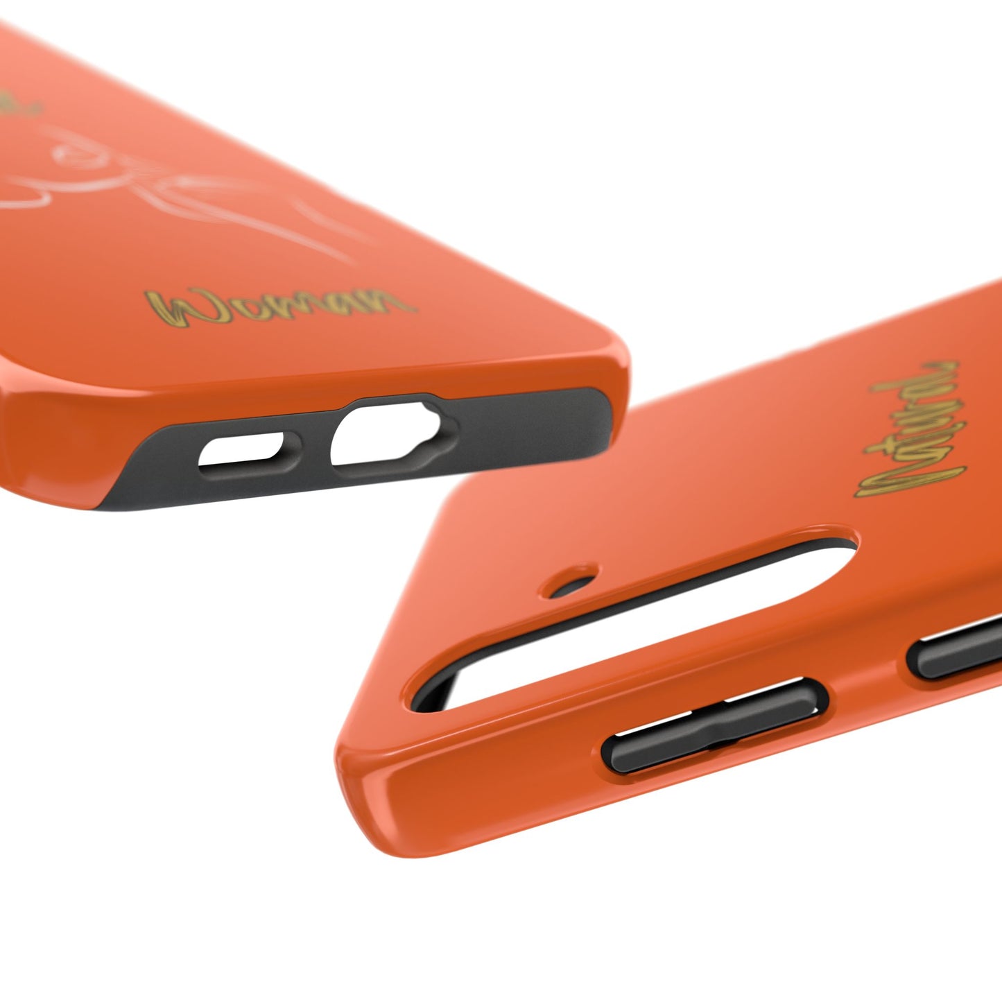 Natural Woman Chin Up (WL)Tough Phone Cases ORANGE