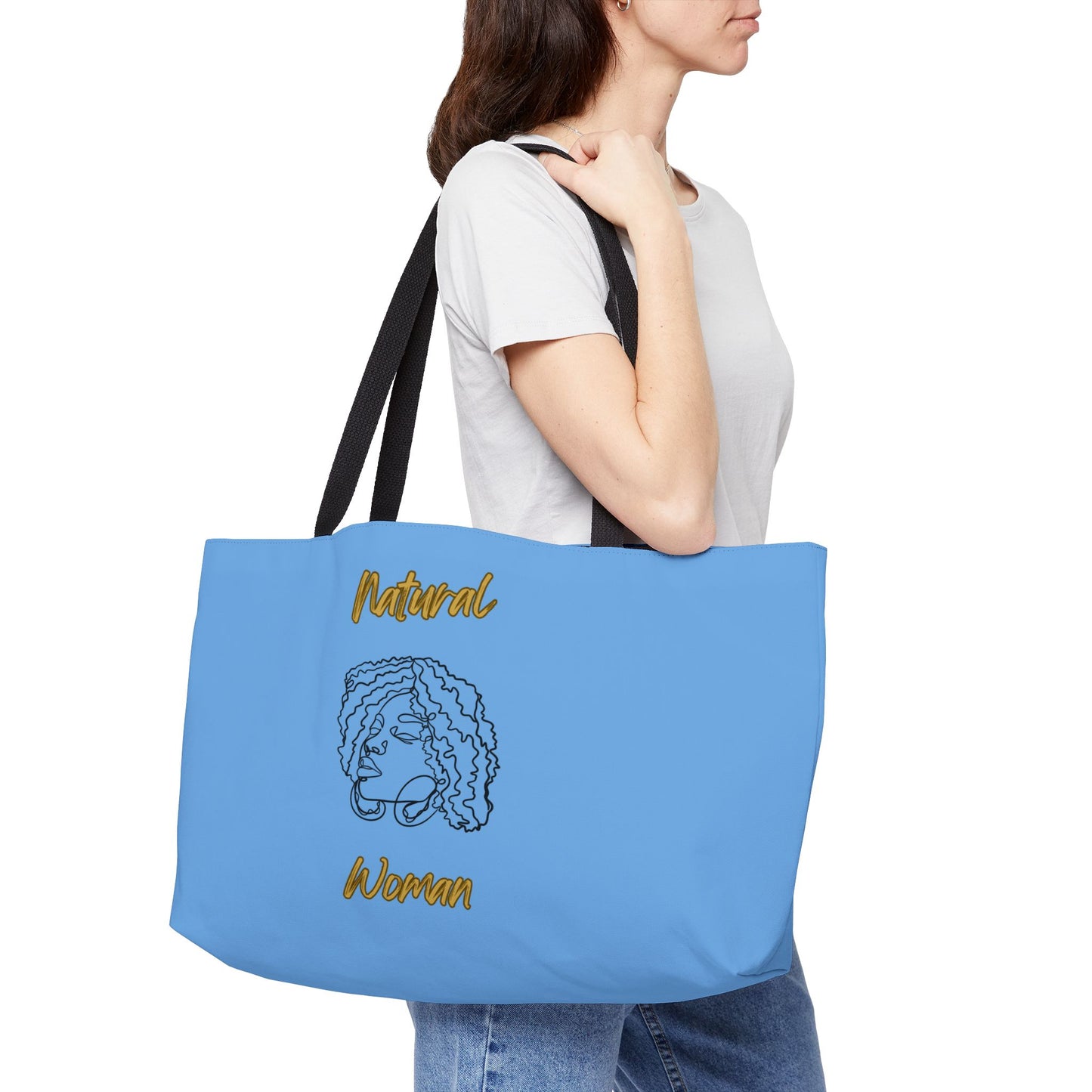 Natural Woman Naturally Me (BL) Weekender Tote Bag LIGHT BLUE