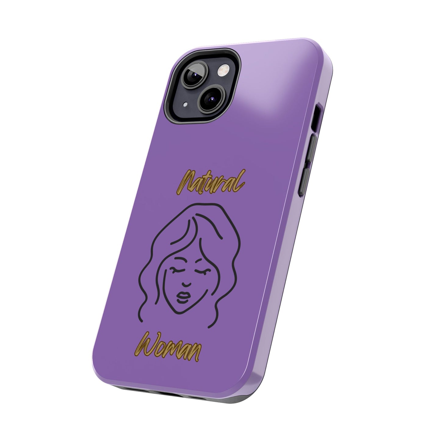 Natural Woman Modest (BL)Tough Phone Cases LIGHT PURPLE