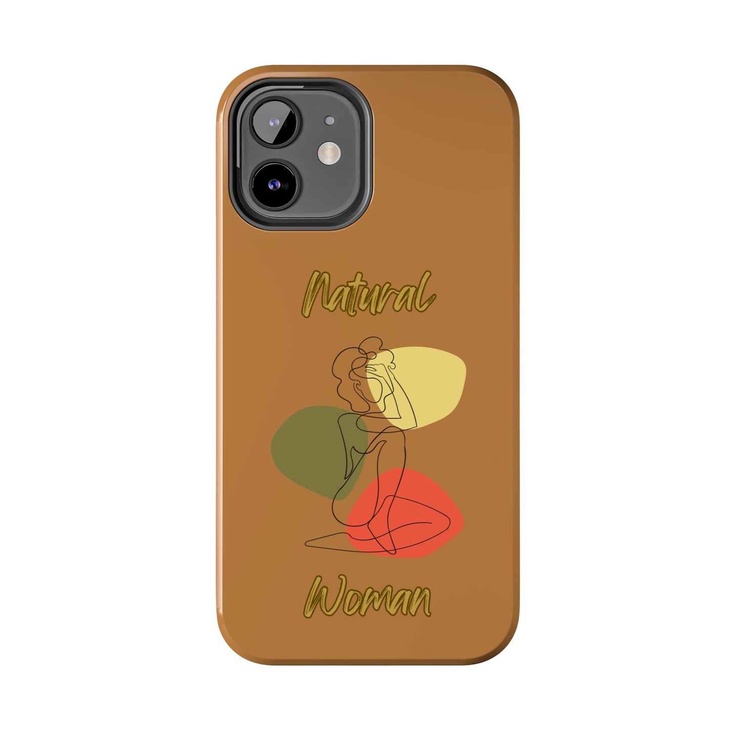 Natural Woman Colorful Pose (BL)Tough Phone Cases LIGHT BROWN