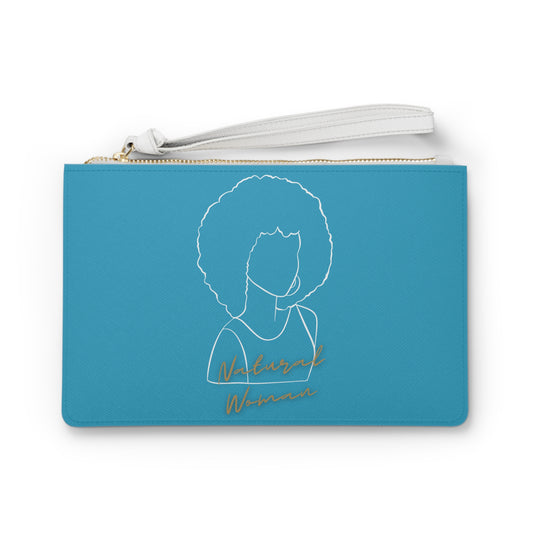 Natural Woman Afro (WL) Clutch Bag TURQUOISE