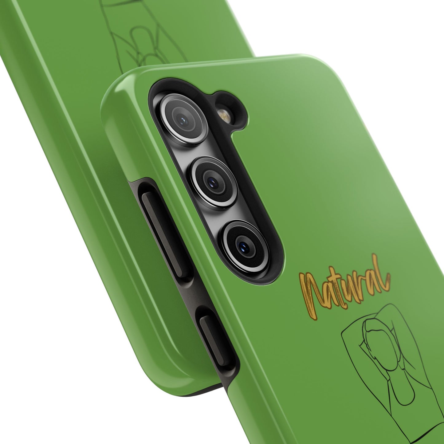 Natural Woman I Love Me (BL)Tough Phone Cases GREEN