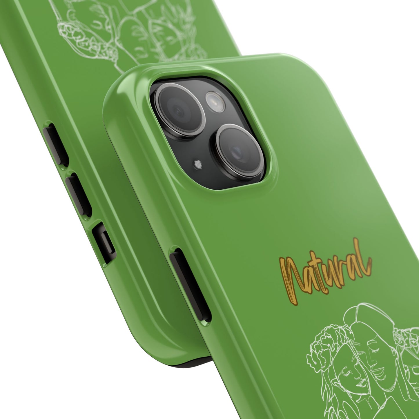 Natural Woman Me & My Girls (WL)Tough Phone Cases GREEN