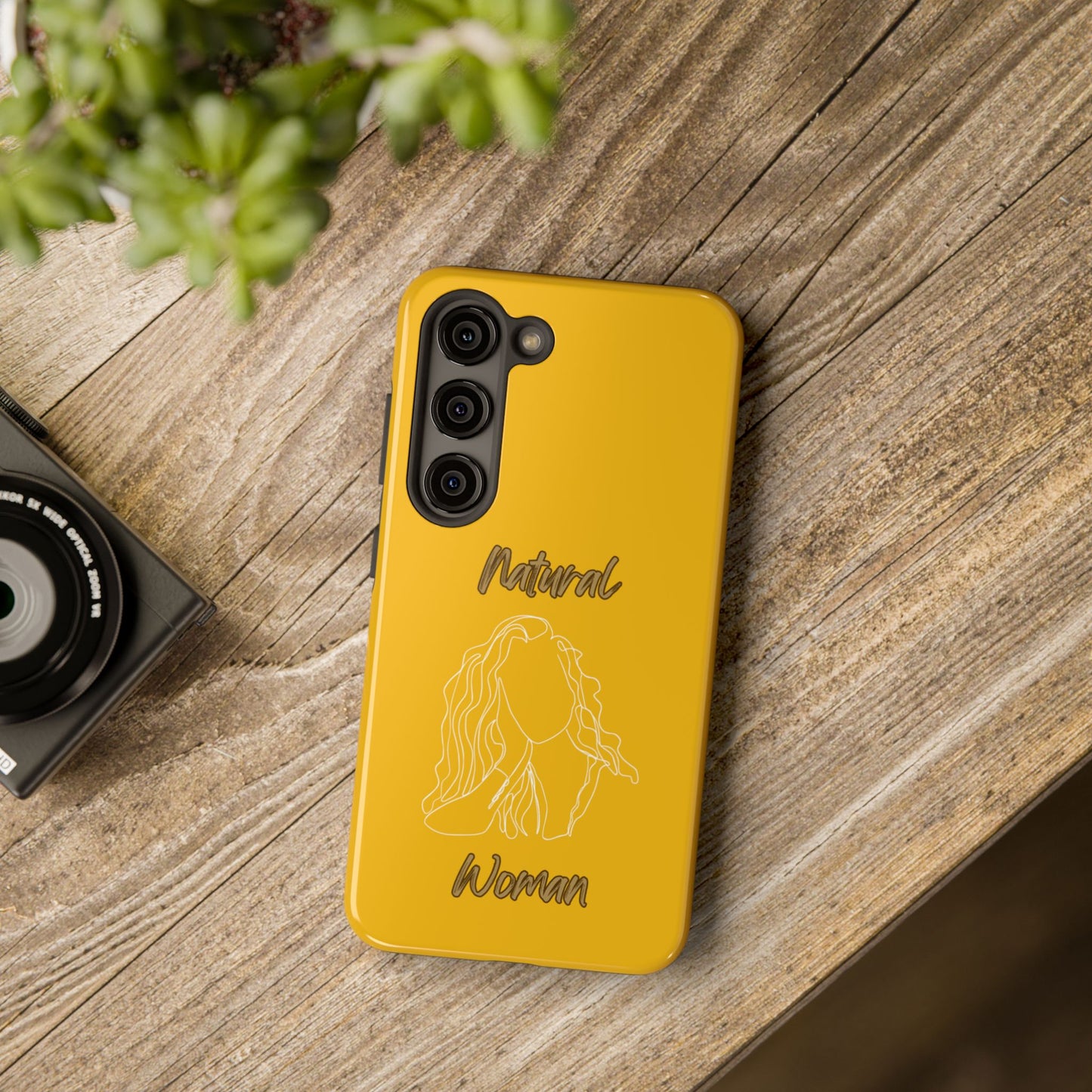 Natural Woman Relaxed (WL) Tough Phone Cases YELLOW