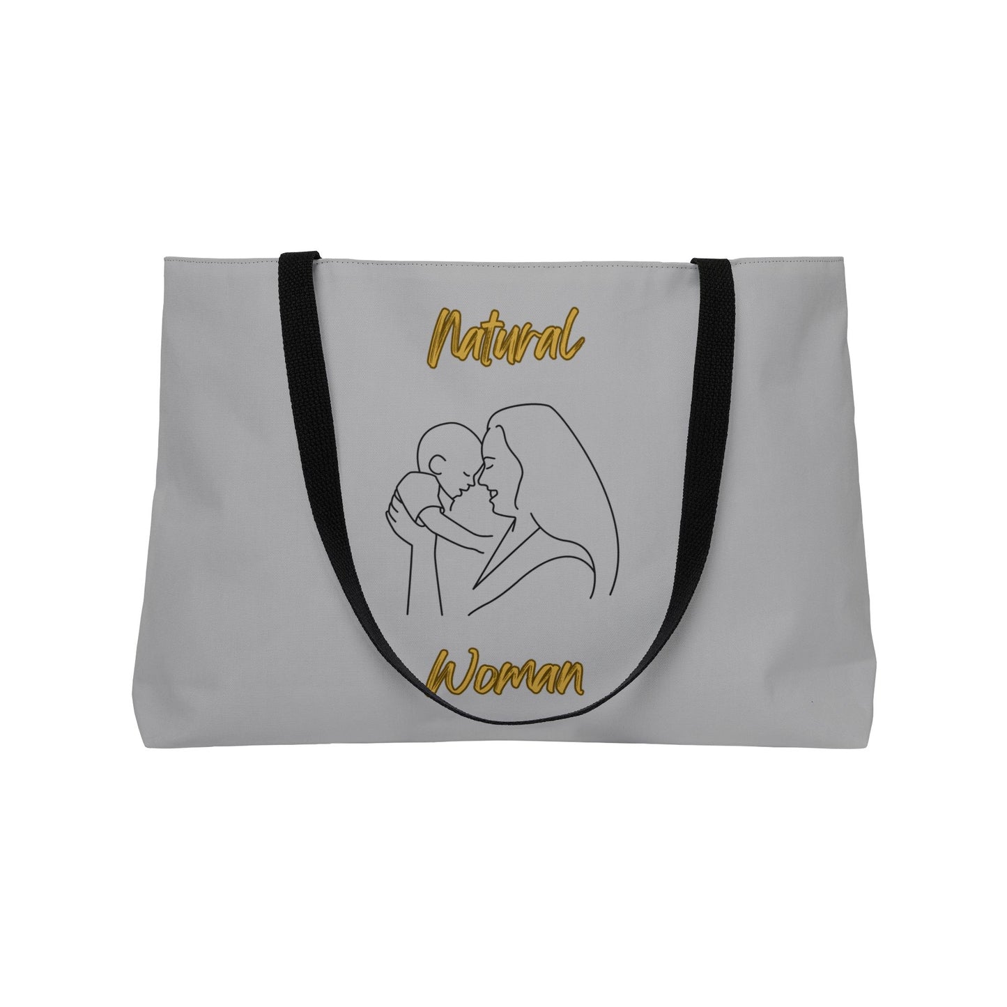 Natural Woman Joy (BL) Weekender Tote Bag LIGHT GREY