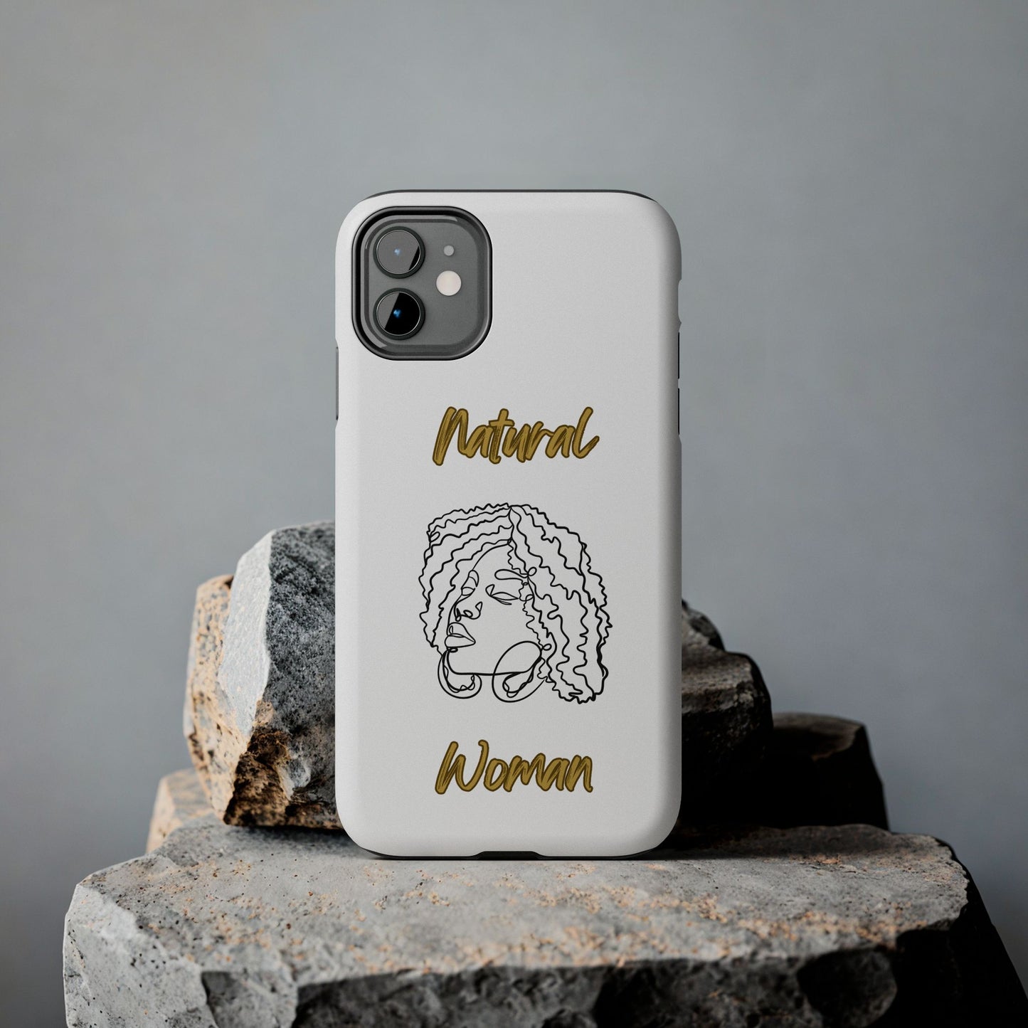 Natural Woman Naturally Me (BL)Tough Phone Cases WHITE