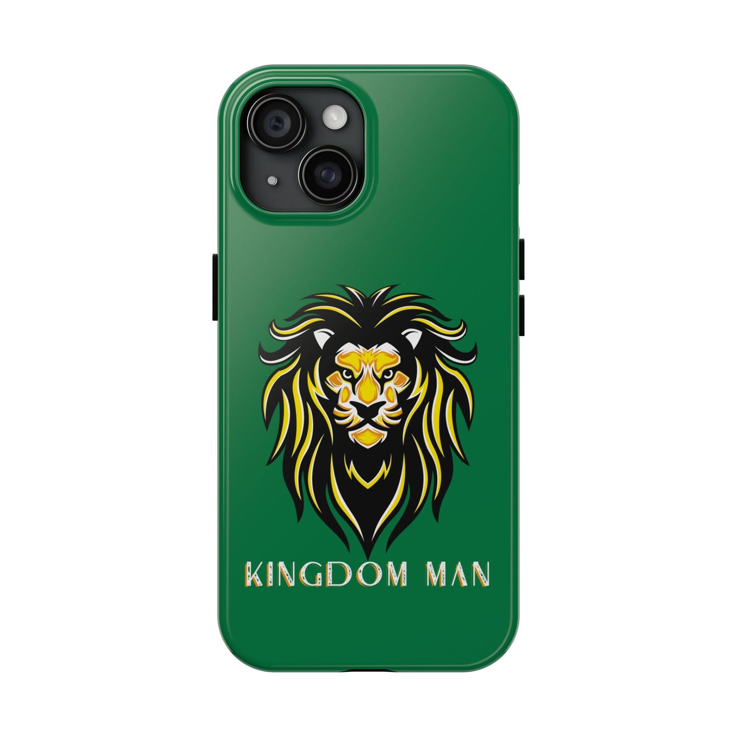 Kingdom Man (White-Gold Label) Tough Phone Case DARK GREEN