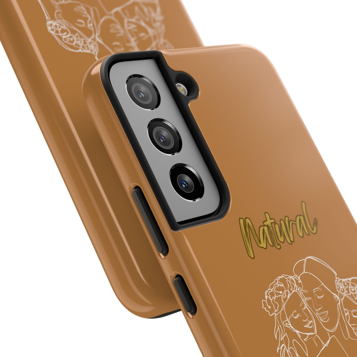 Natural Woman Me & My Girls (WL)Tough Phone Cases LIGHT BROWN