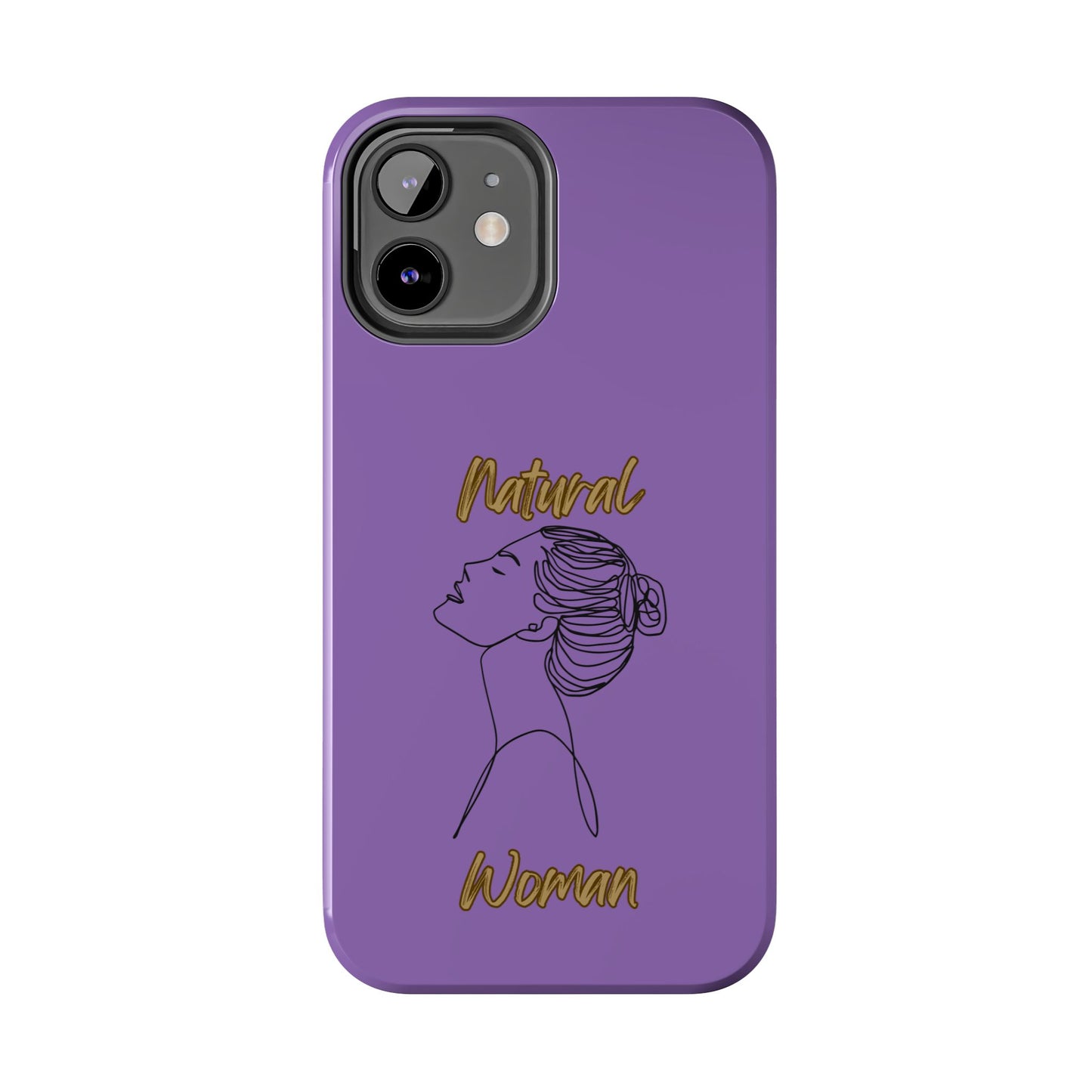 Natural Woman Wet Bun (BL) Tough Phone Cases LIGHT PURPLE